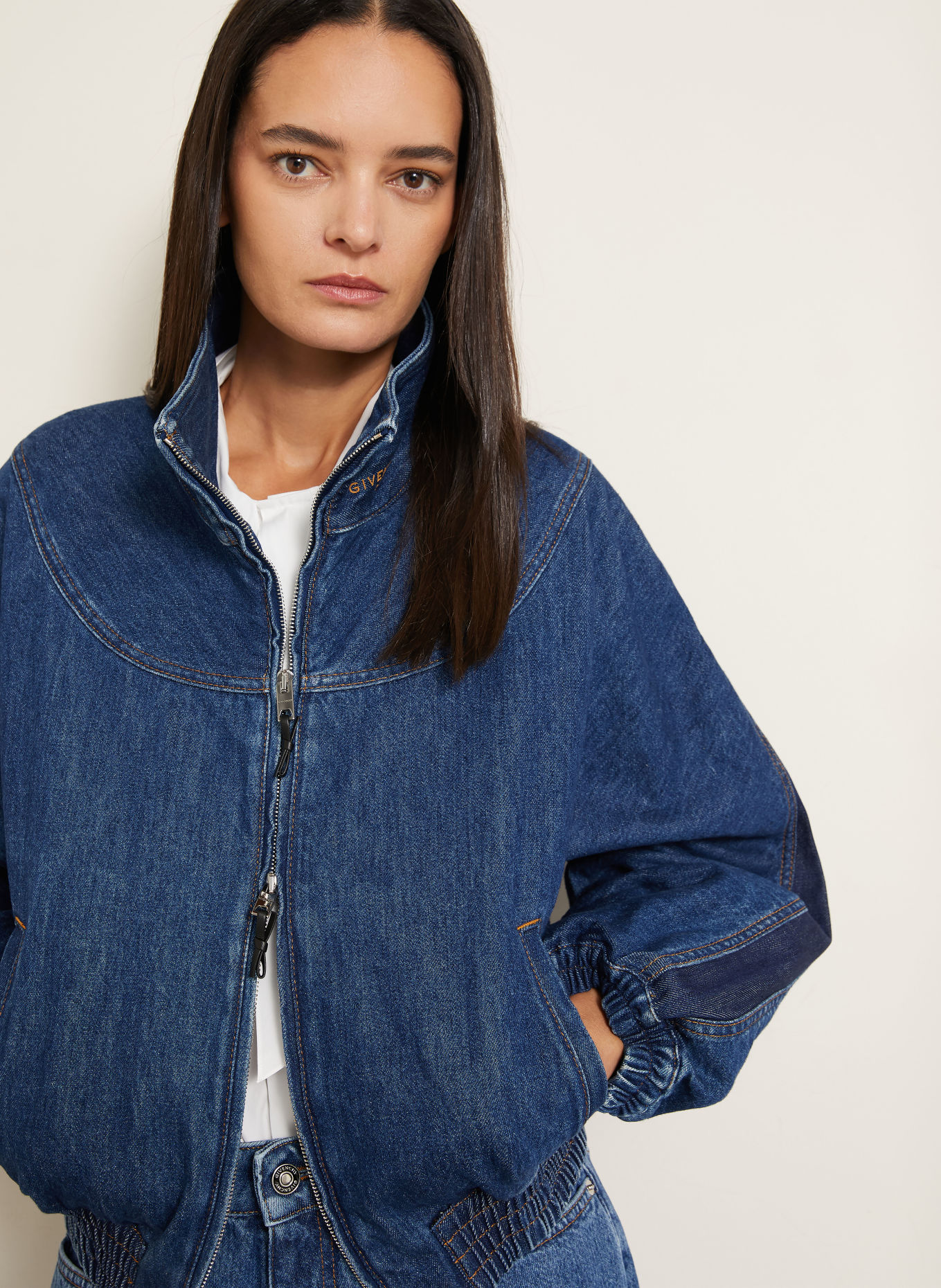 GIVENCHY Jeansjacka: 420 MEDIUM BLUE