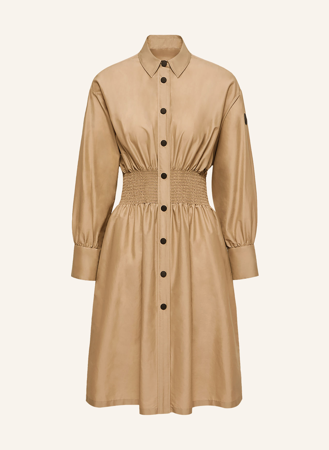 MONCLER Robe chemise: BEIGE
