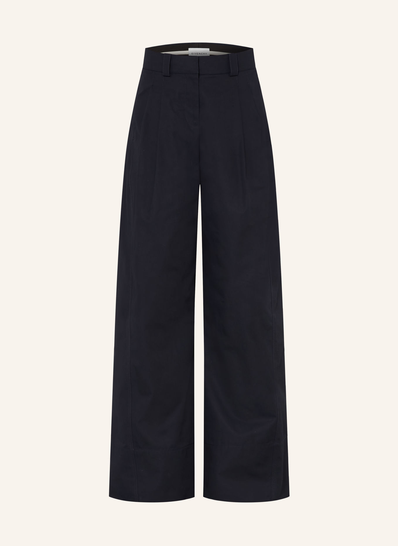 GIVENCHY Wide-leg trousers: DARK BLUE