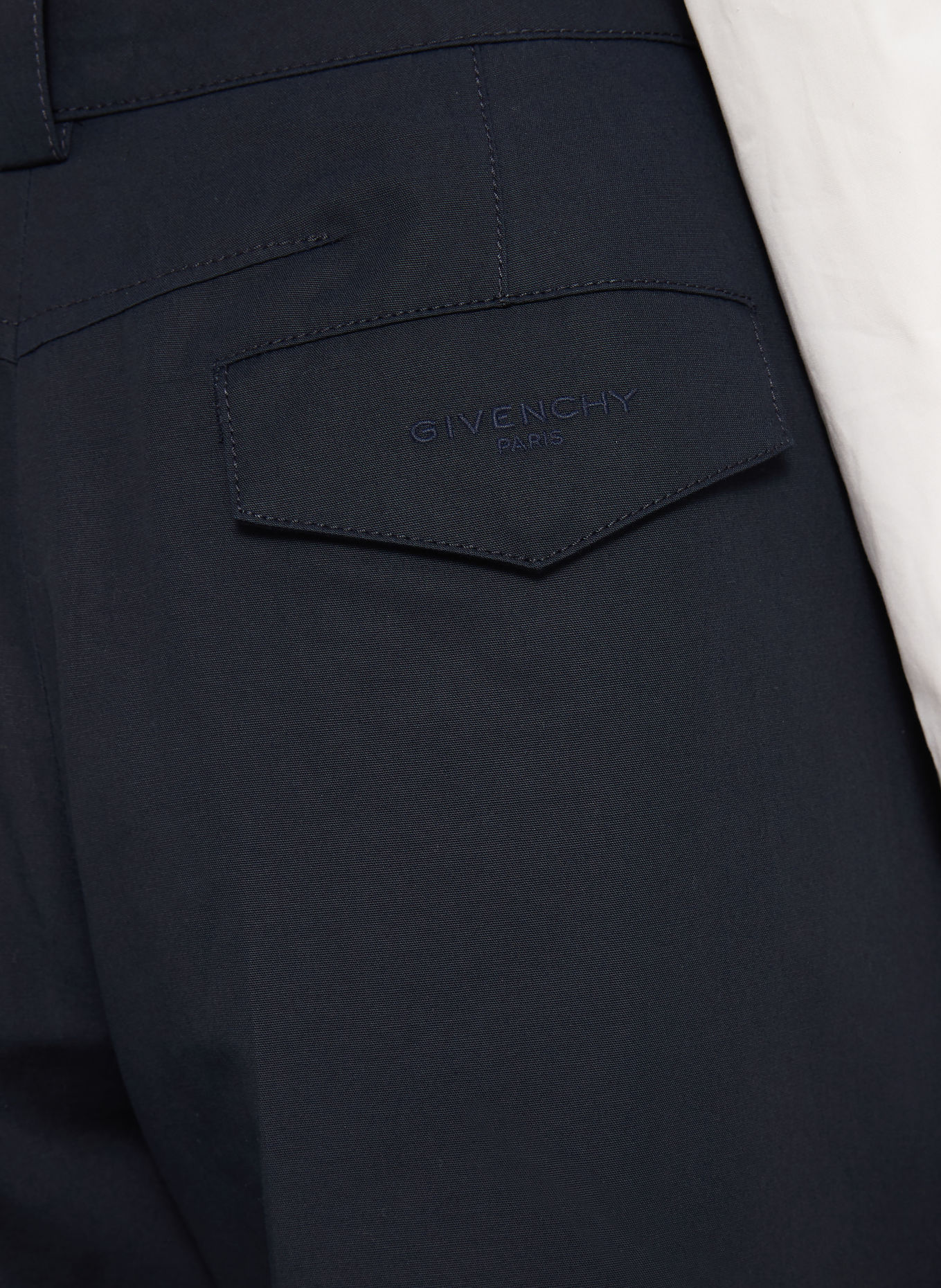 GIVENCHY Wide-leg trousers: DARK BLUE