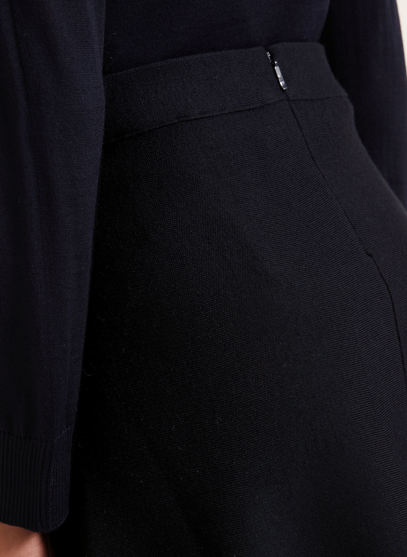 MONCLER Knit skirt: DARK BLUE