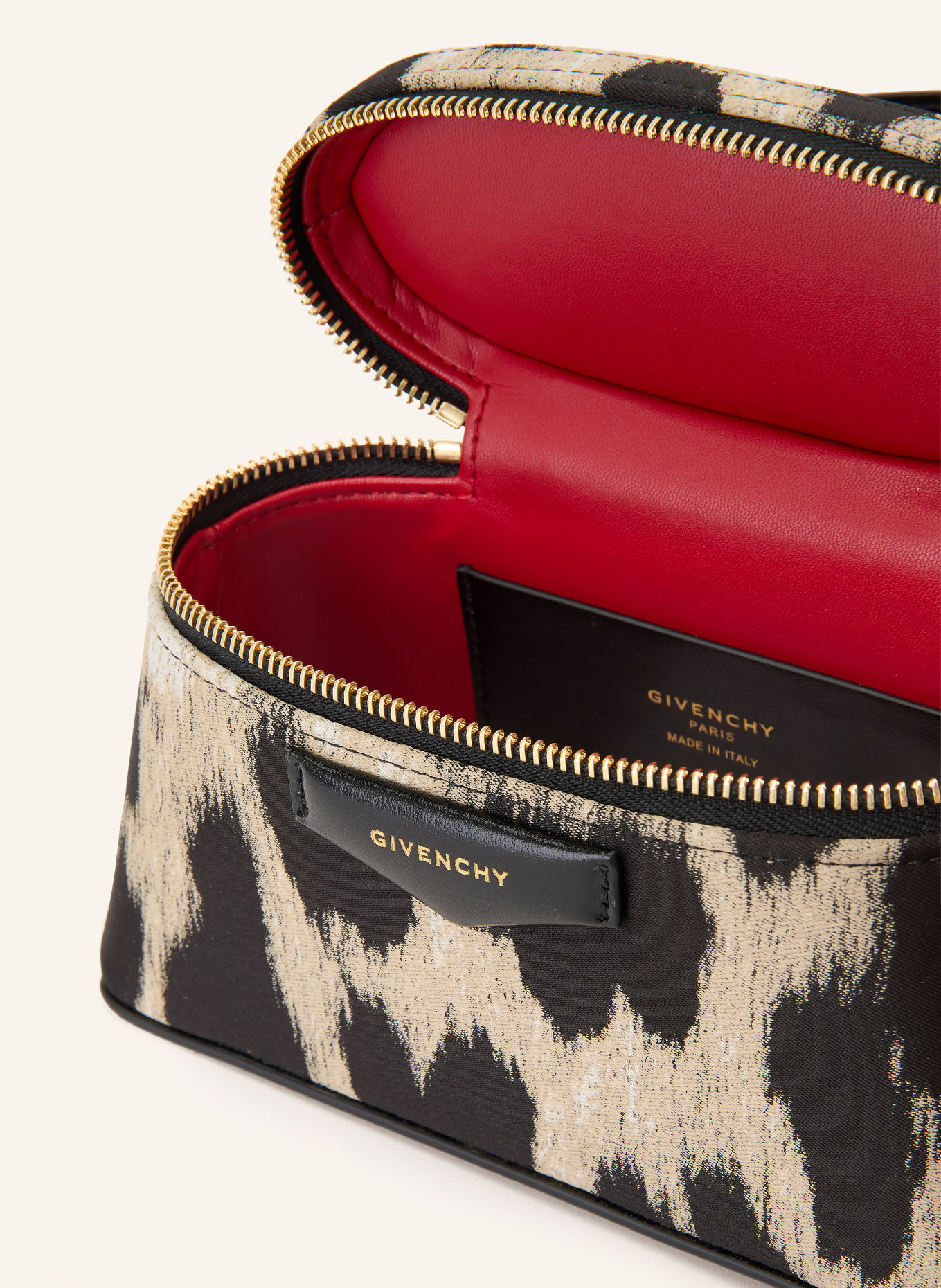 GIVENCHY ANTIGONA VANITY Handbag: BLACK / GOLD / BEIGE