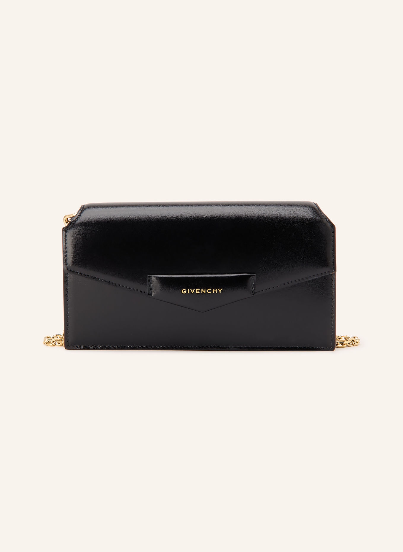 GIVENCHY ANTIGONA Crossbody Bag: BLACK / GOLD