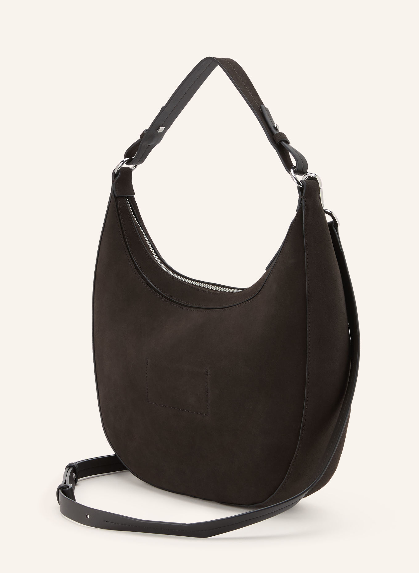 Marc O'Polo Bucket bag: DARK BROWN / SILVER