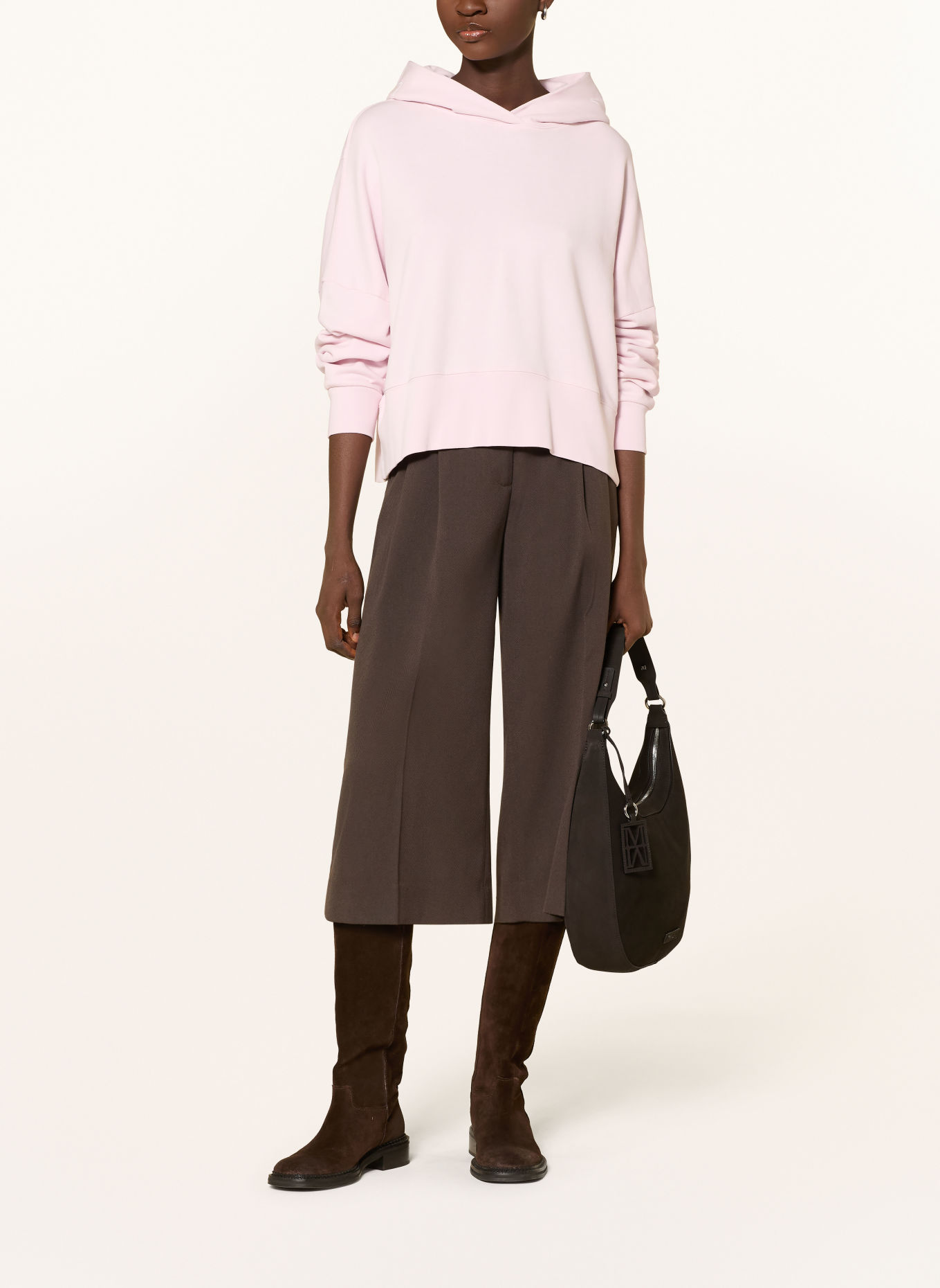 Marc O'Polo Bucket bag: DARK BROWN / SILVER