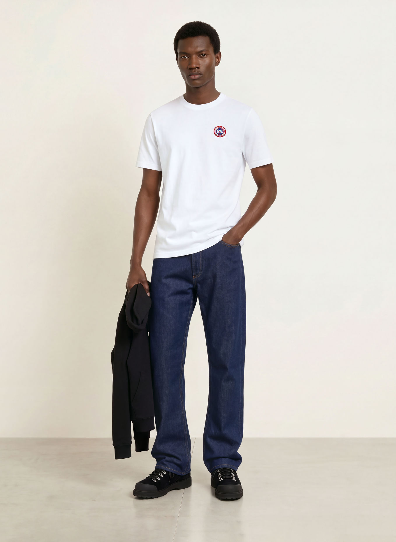 CANADA GOOSE T-shirt OCRA: BLANC / ROUGE / BLEU