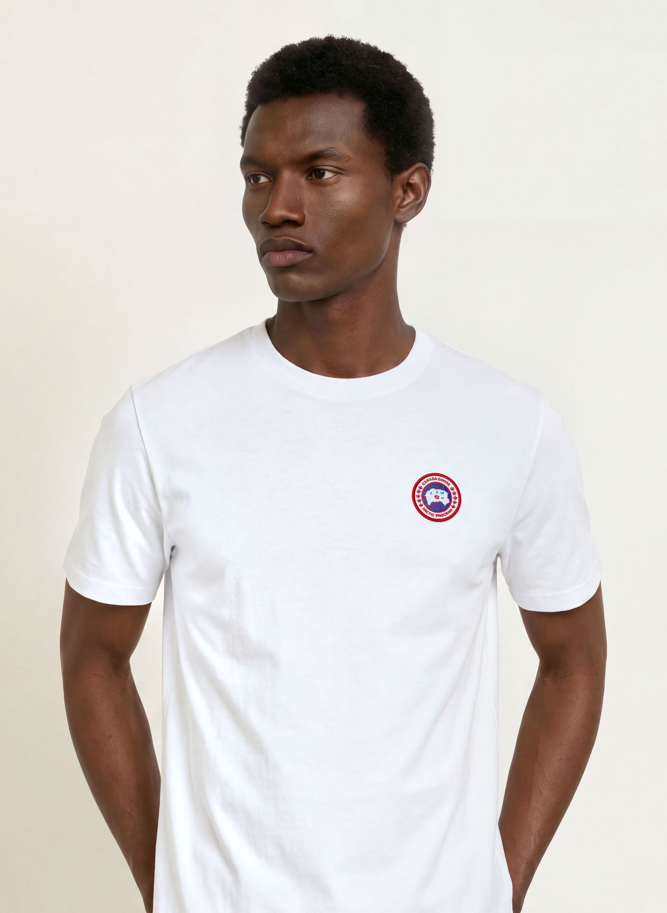 CANADA GOOSE T-shirt OCRA: BLANC / ROUGE / BLEU