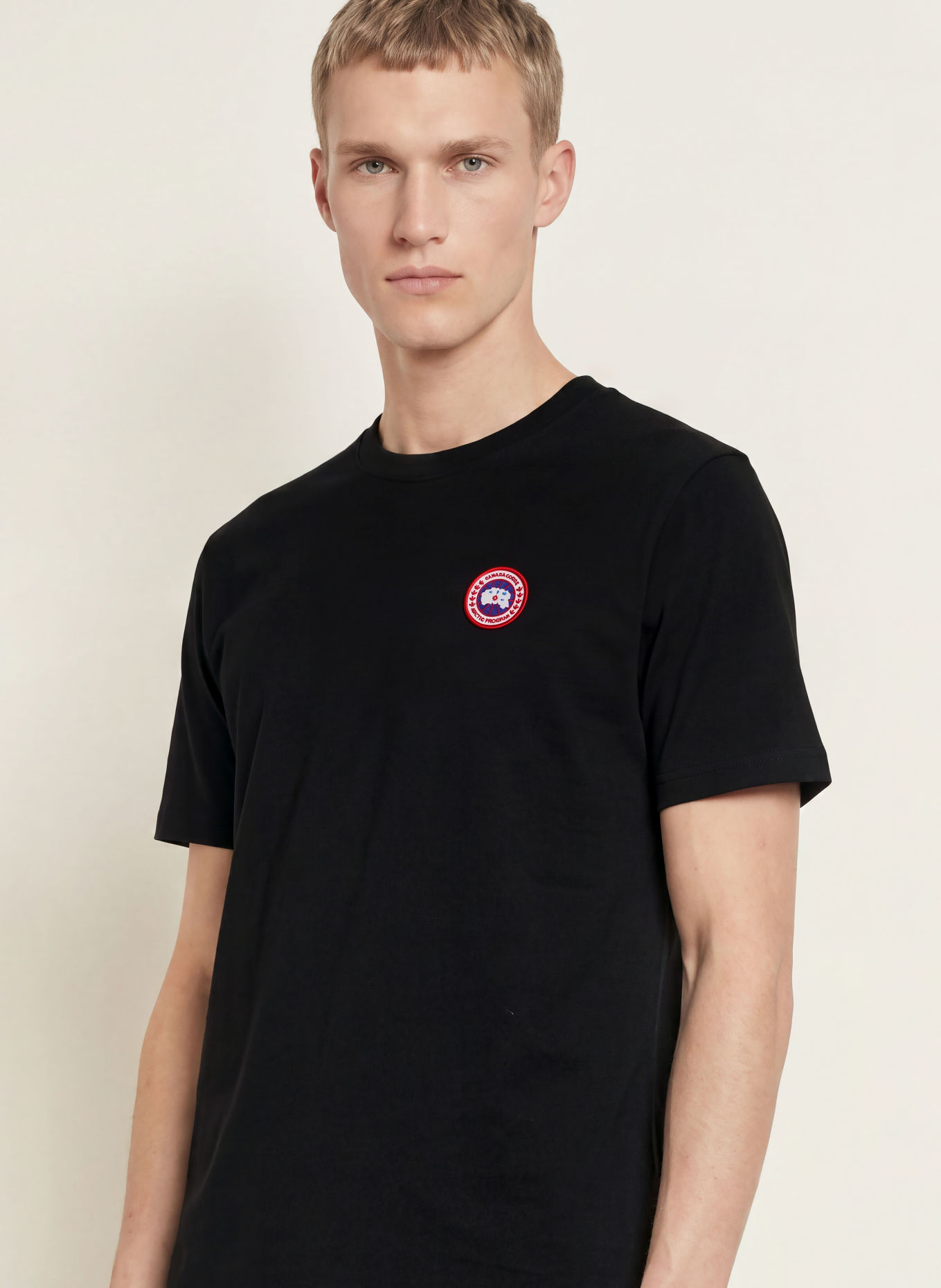 CANADA GOOSE T-shirt OCRA: NOIR / ROUGE / BLANC