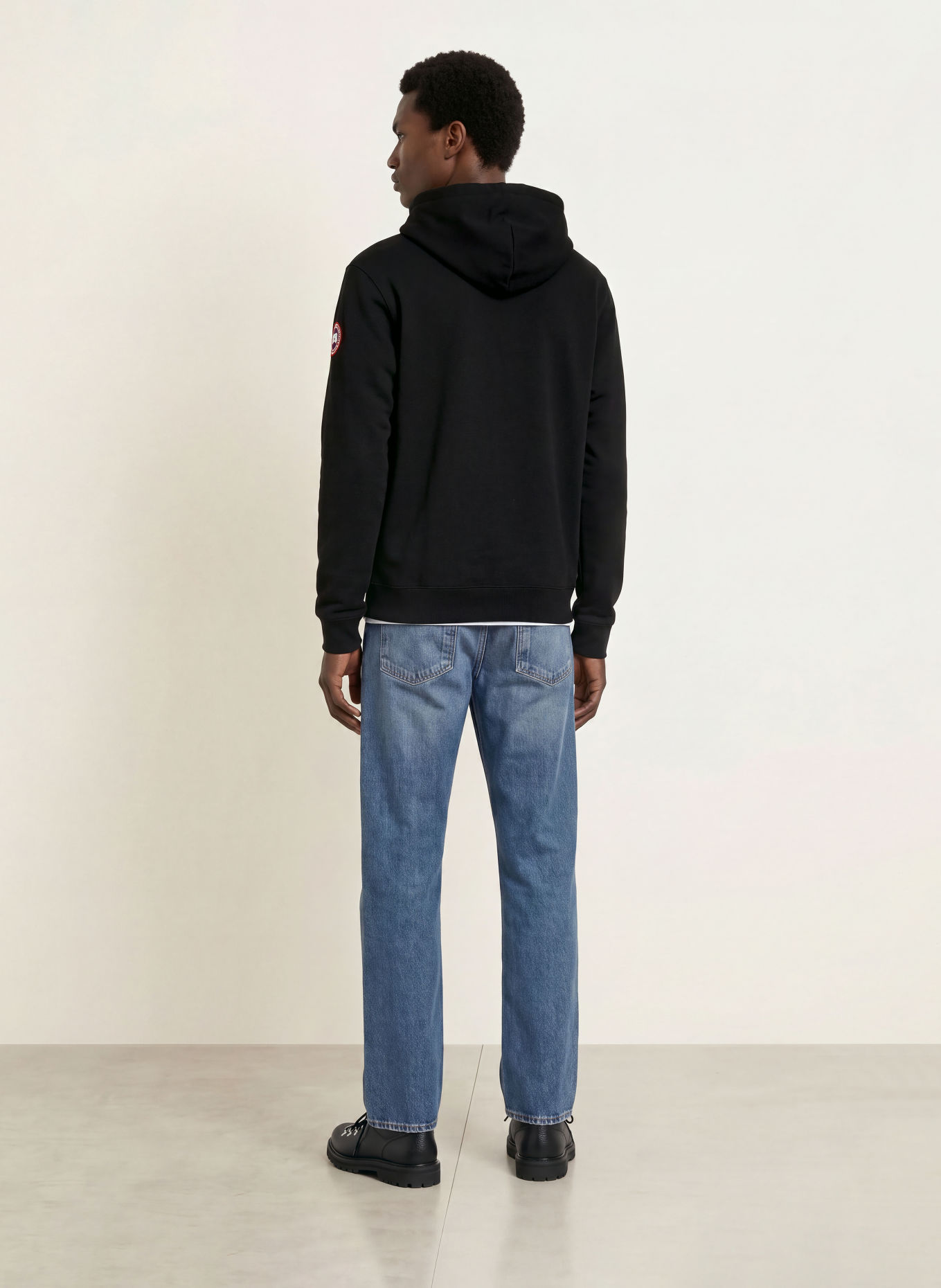 CANADA GOOSE Hoodie LOON: SCHWARZ / ROT / WEISS