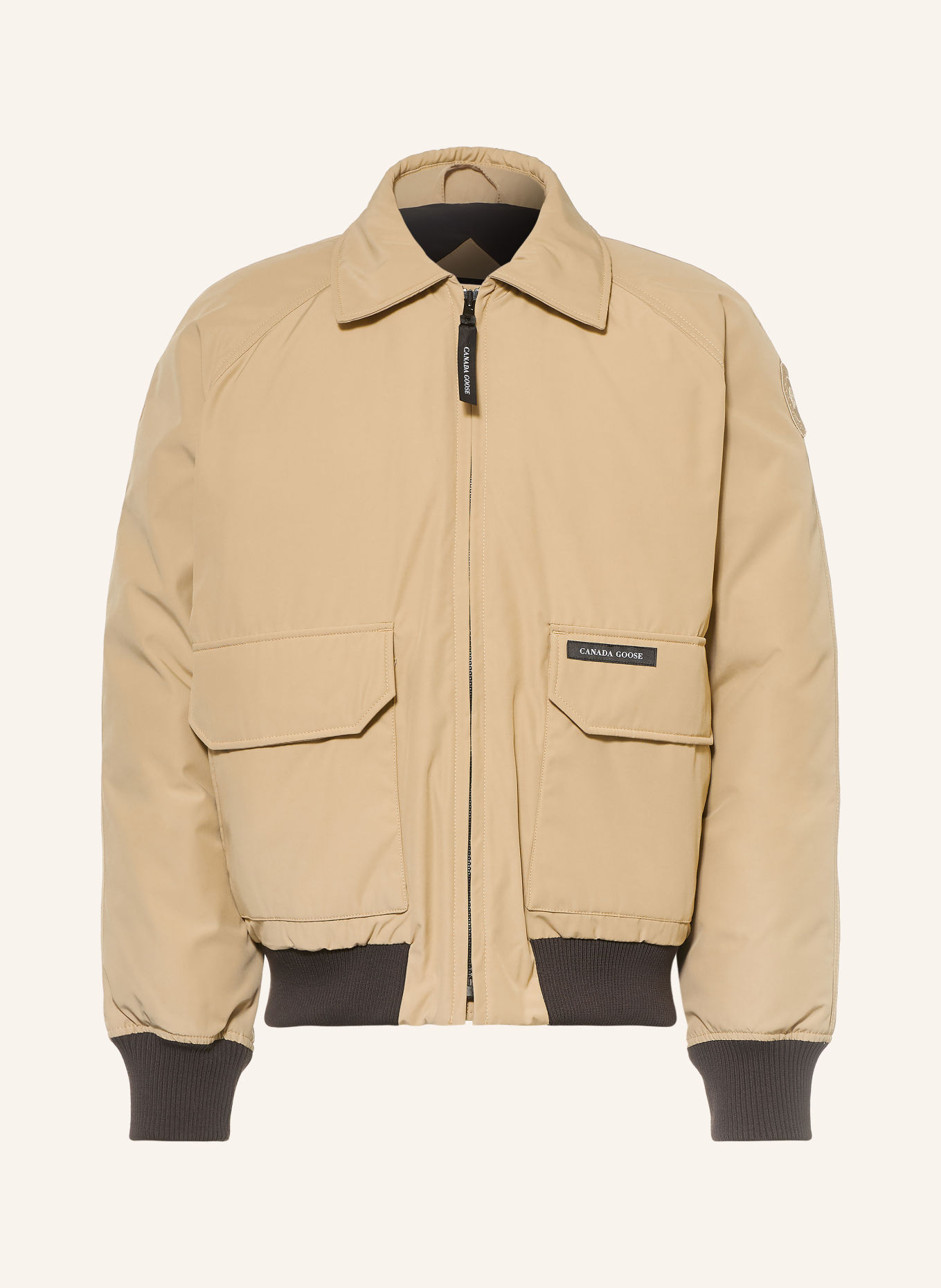 CANADA GOOSE Donsjas MIMICO: BEIGE / ZWART