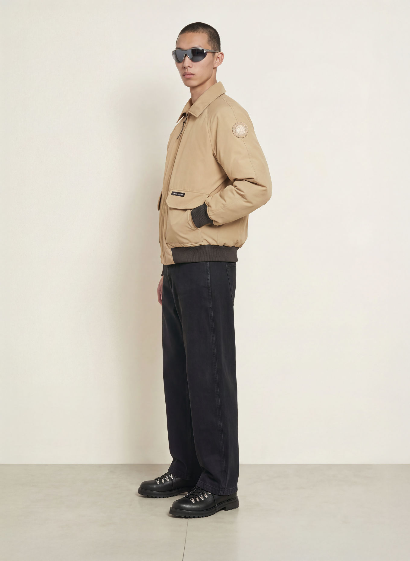 CANADA GOOSE Donsjas MIMICO: BEIGE / ZWART