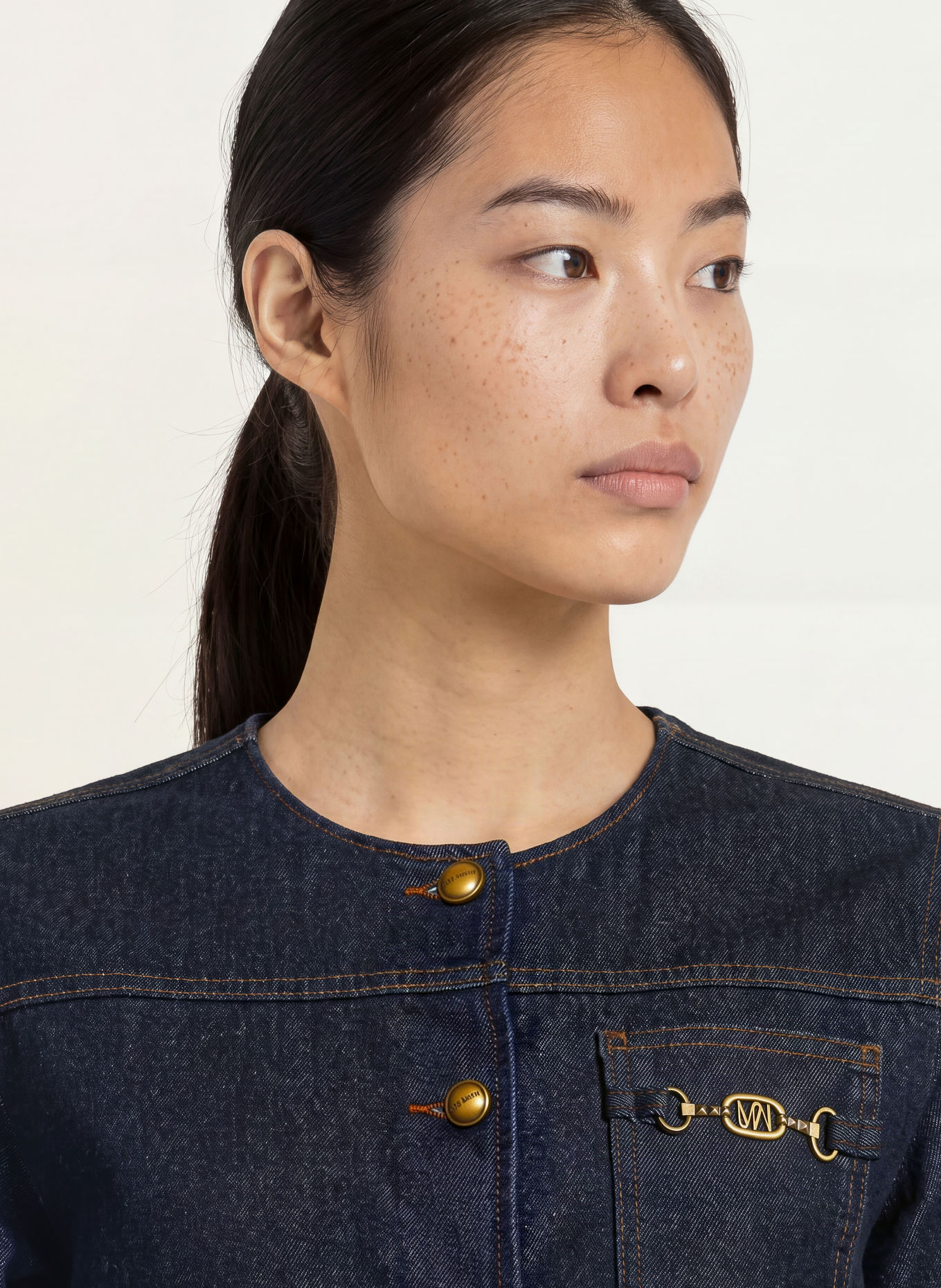 MOS MOSH MMCAROLL VOLARIS Denim Jacket: 447 DARK BLUE