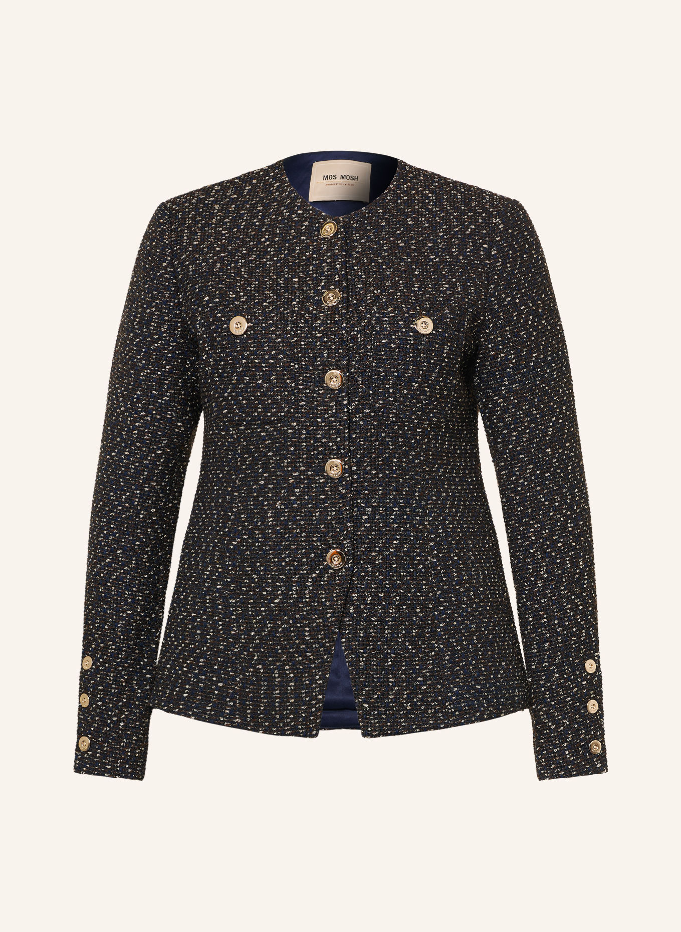 MOS MOSH MMSILJE GRACY Blazer: BROWN / CREAM