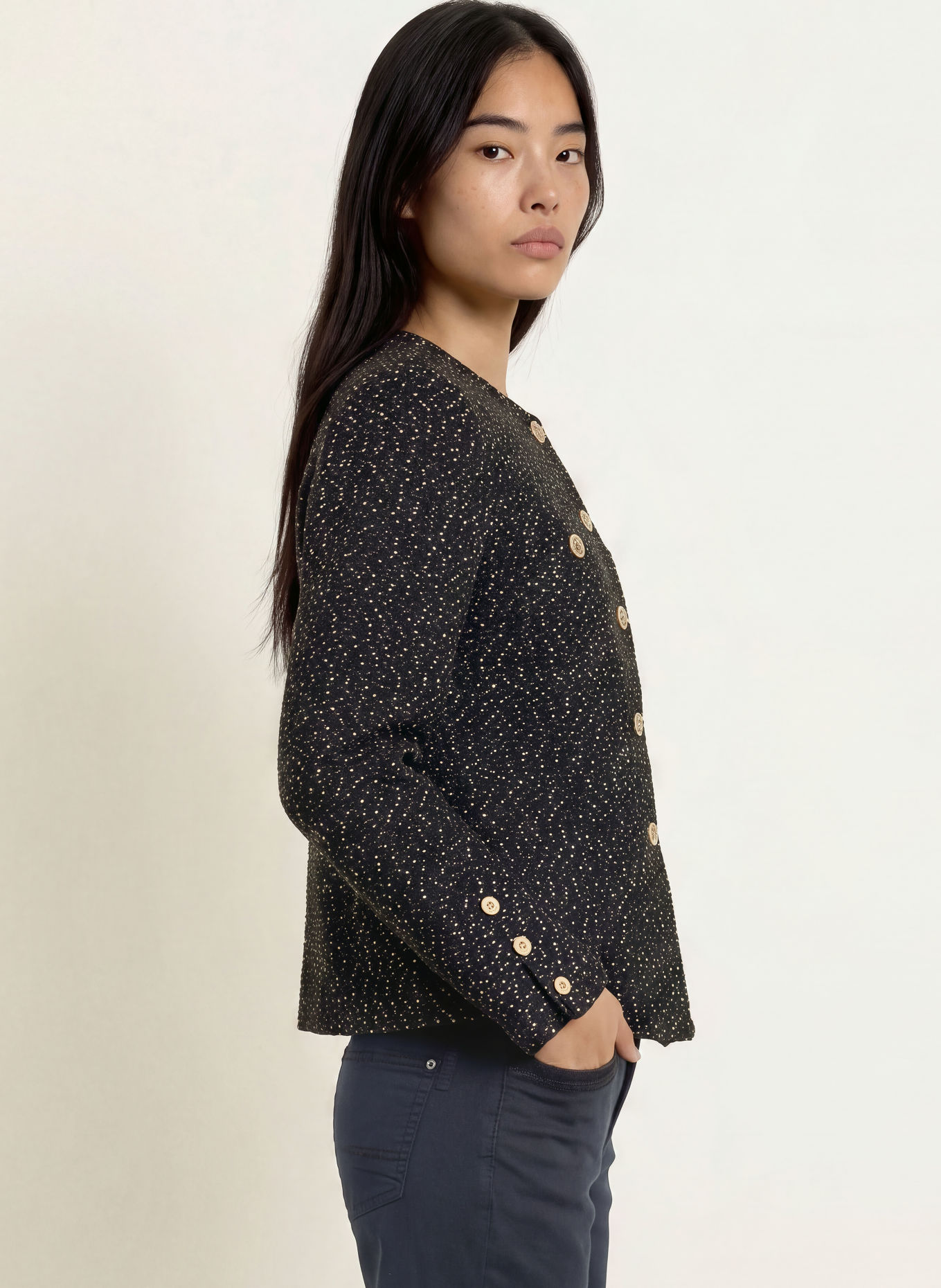 MOS MOSH MMSILJE GRACY Blazer: BROWN / CREAM