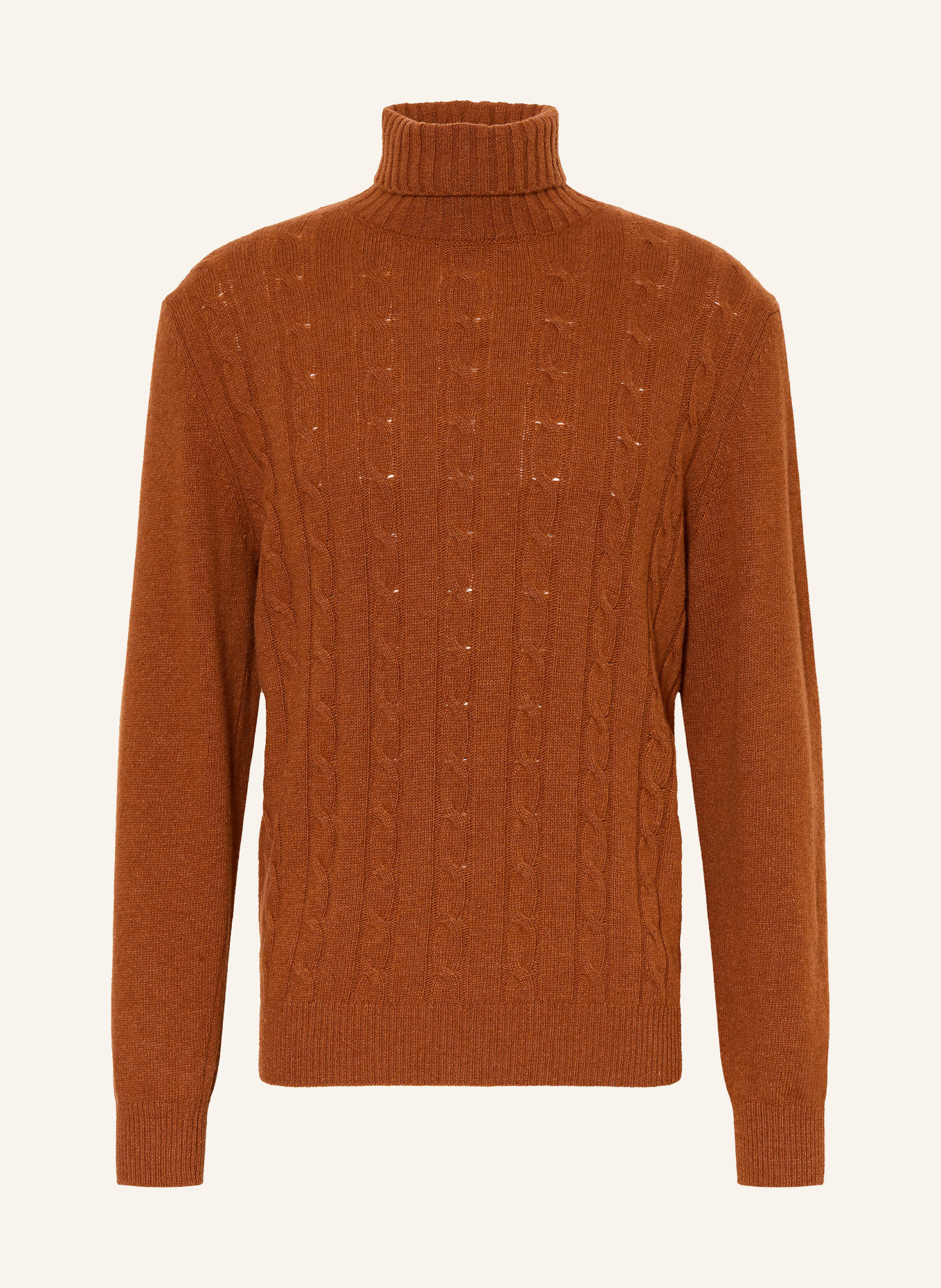 DIGEL Rollkragenpullover FRANCIS: DUNKELBRAUN