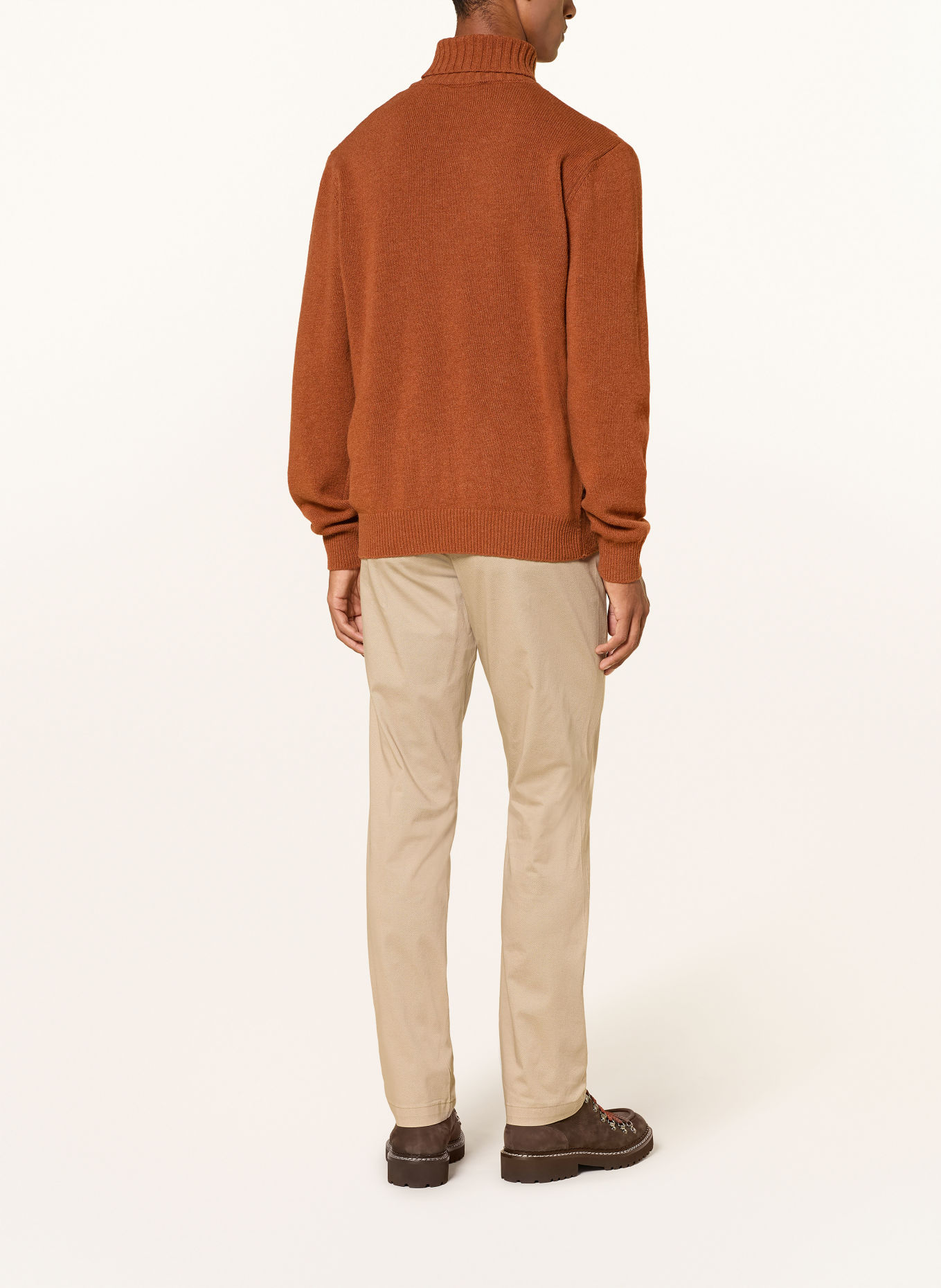 DIGEL Rollkragenpullover FRANCIS: DUNKELBRAUN