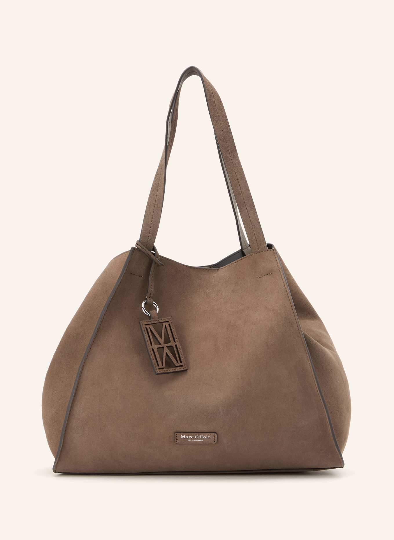 Marc O'Polo Shopper mit Pouch: BRAUN