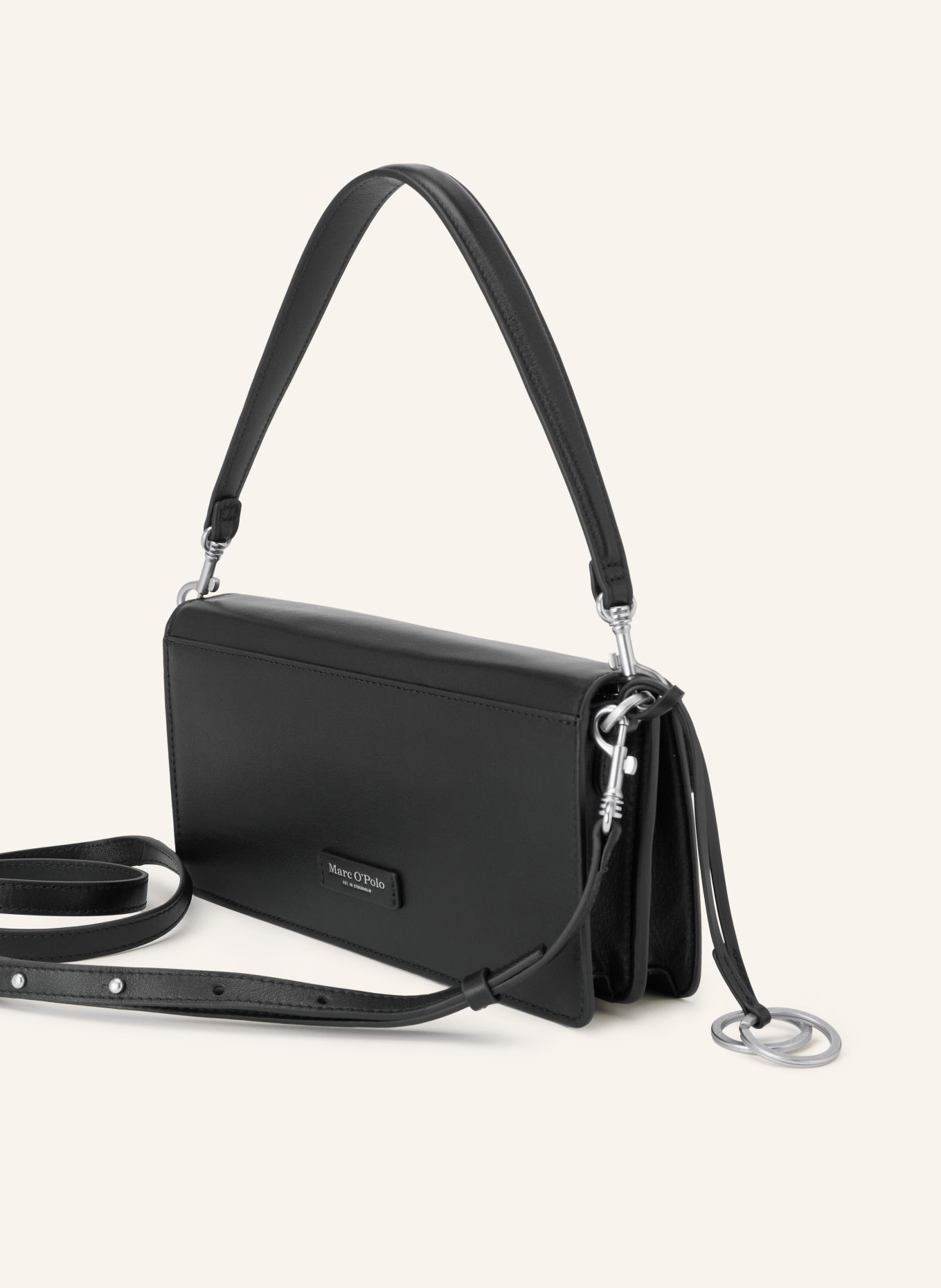 Marc O'Polo Sac à main GERTY: NOIR / ARGENT