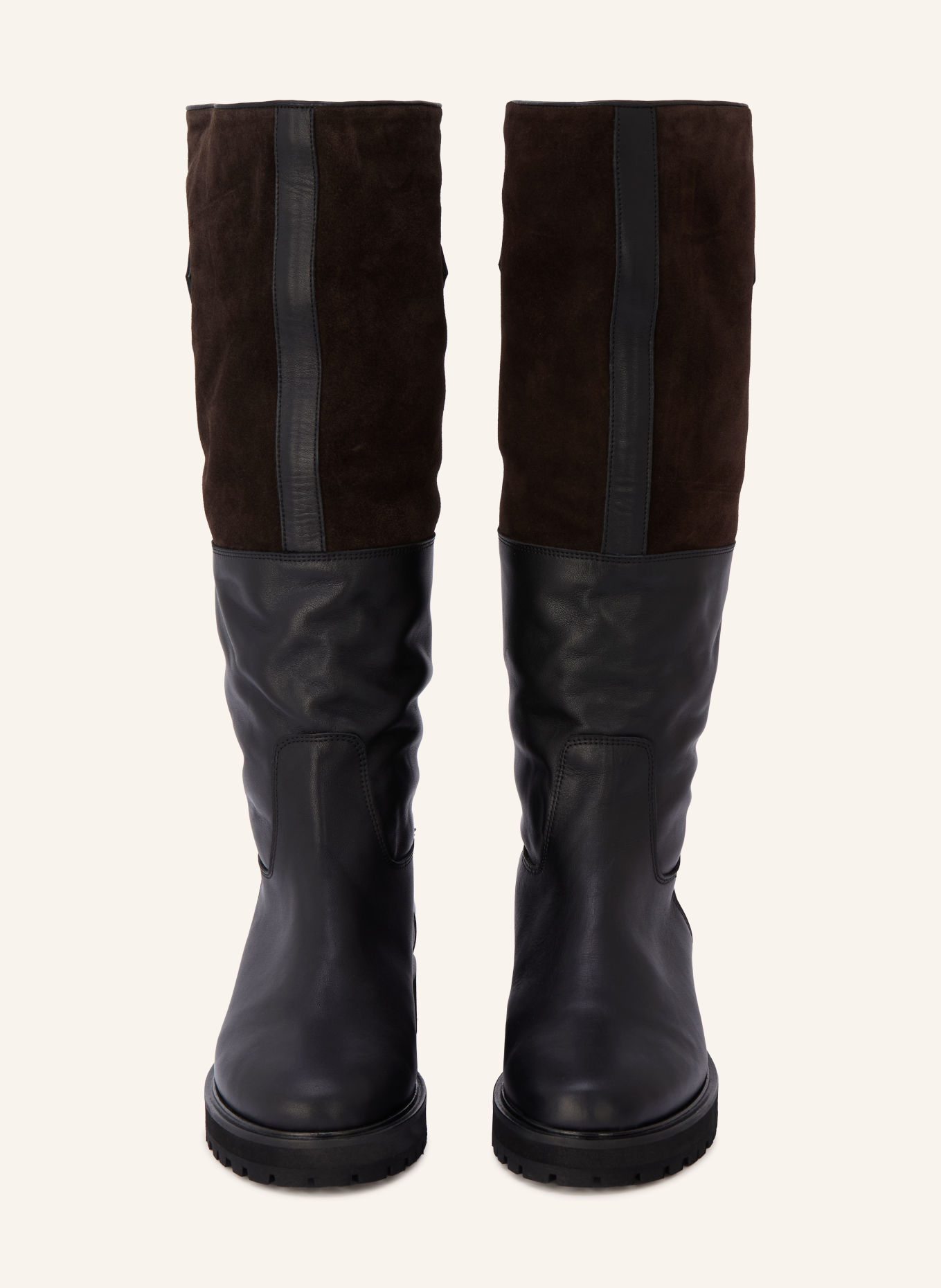 VIAMERCANTI Boots: DARK BROWN