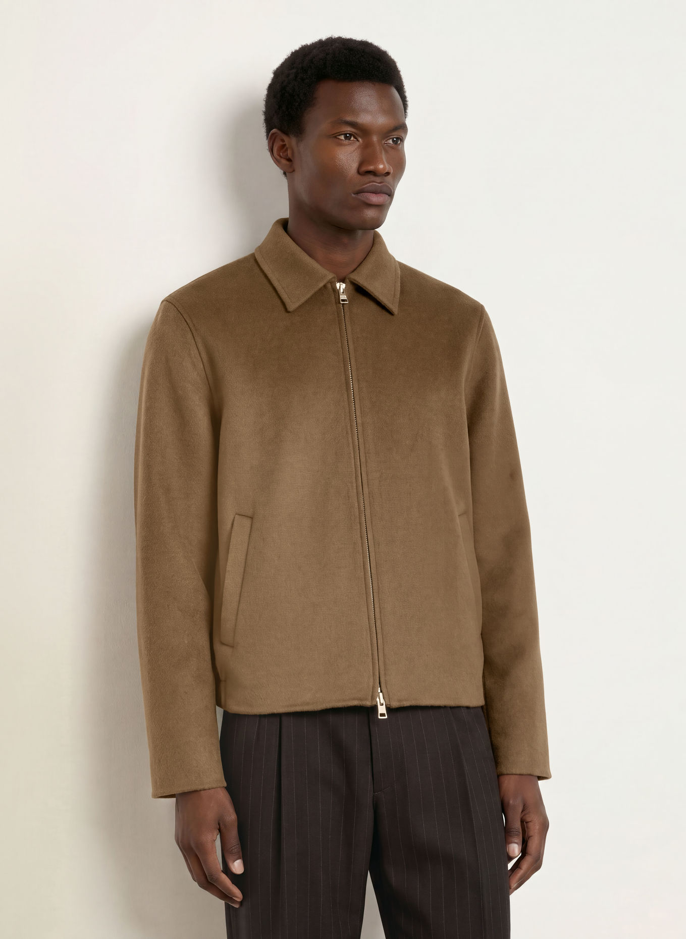 NN.07 ARLO Bomber jacket: BROWN