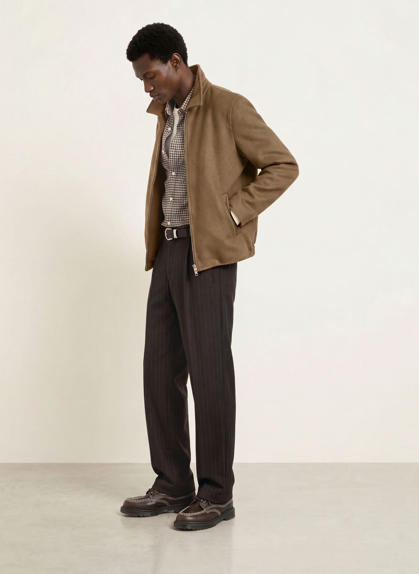 NN.07 ARLO Bomber jacket: BROWN