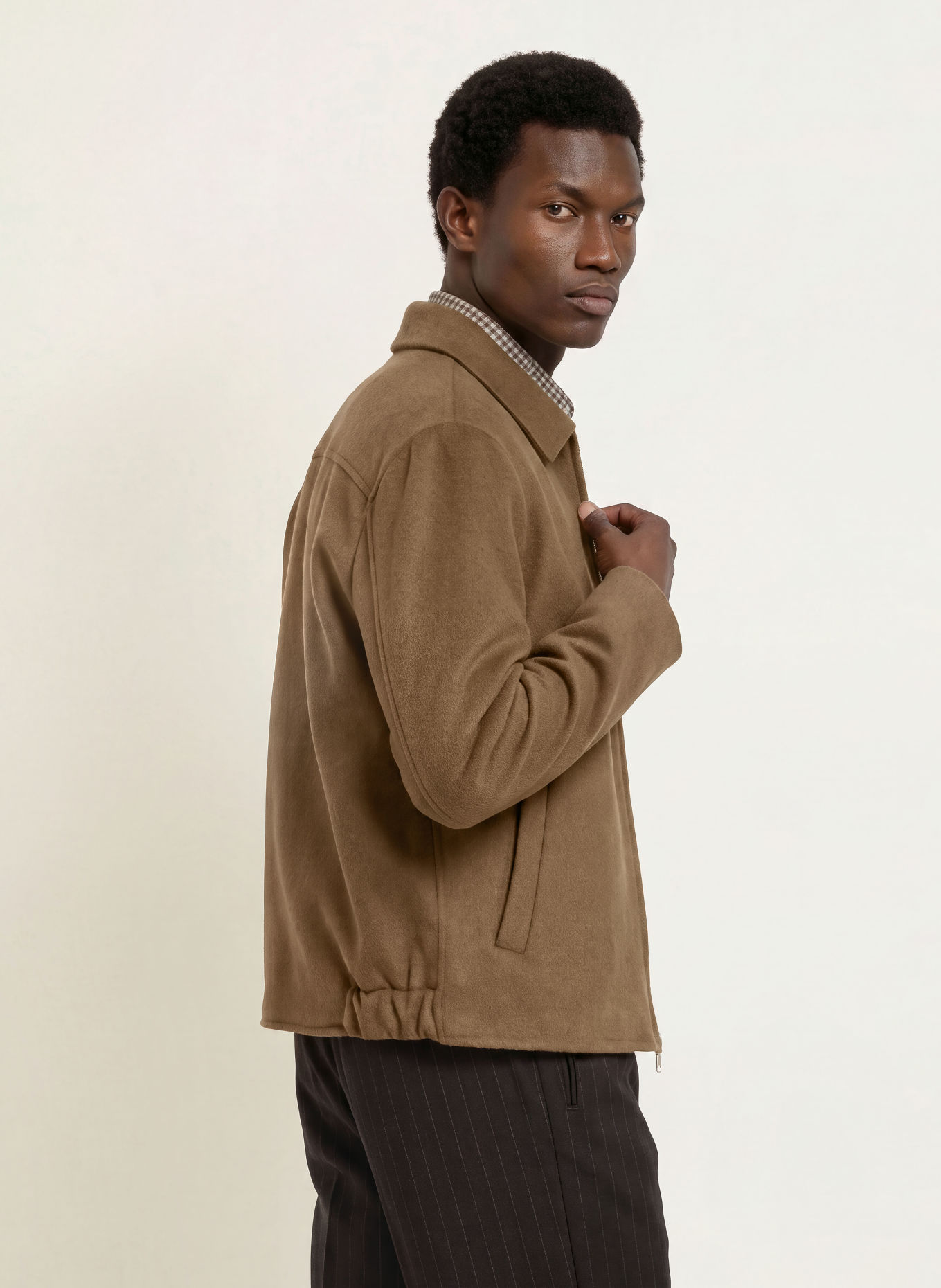 NN.07 ARLO Bomber jacket: BROWN