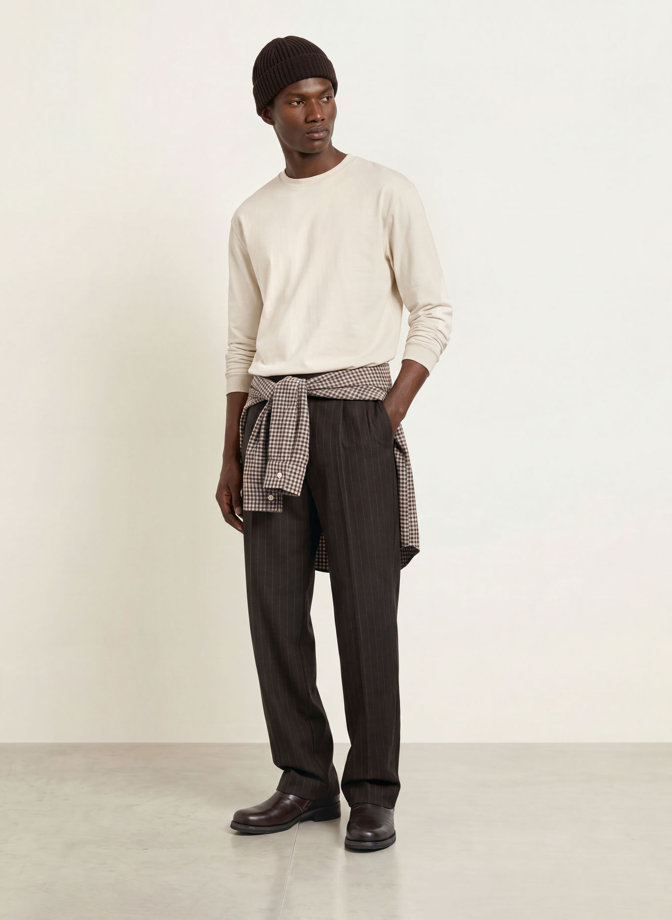 NN.07 LIONEL Sweatshirt: ECRU