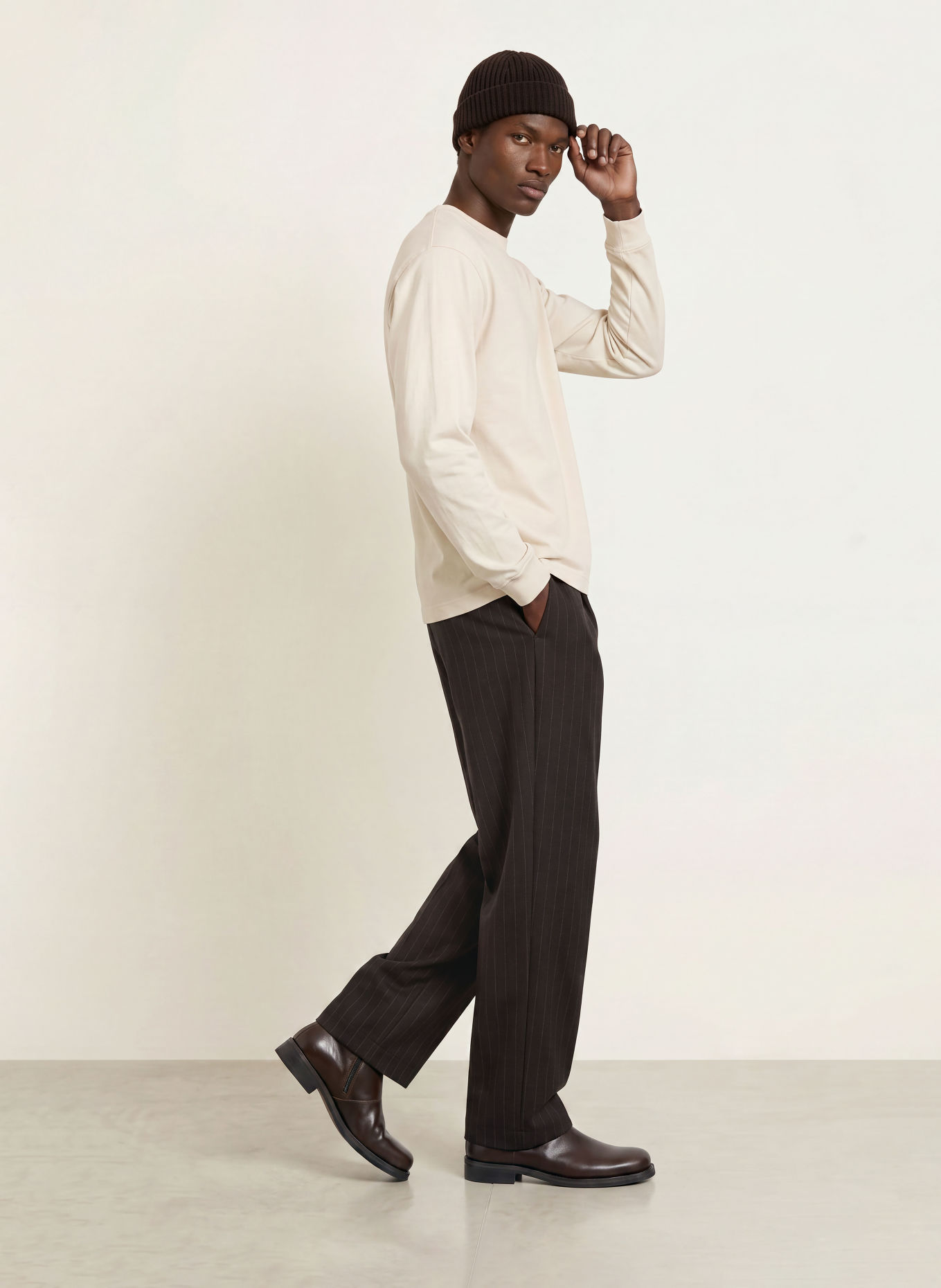 NN.07 LIONEL Sweatshirt: ECRU