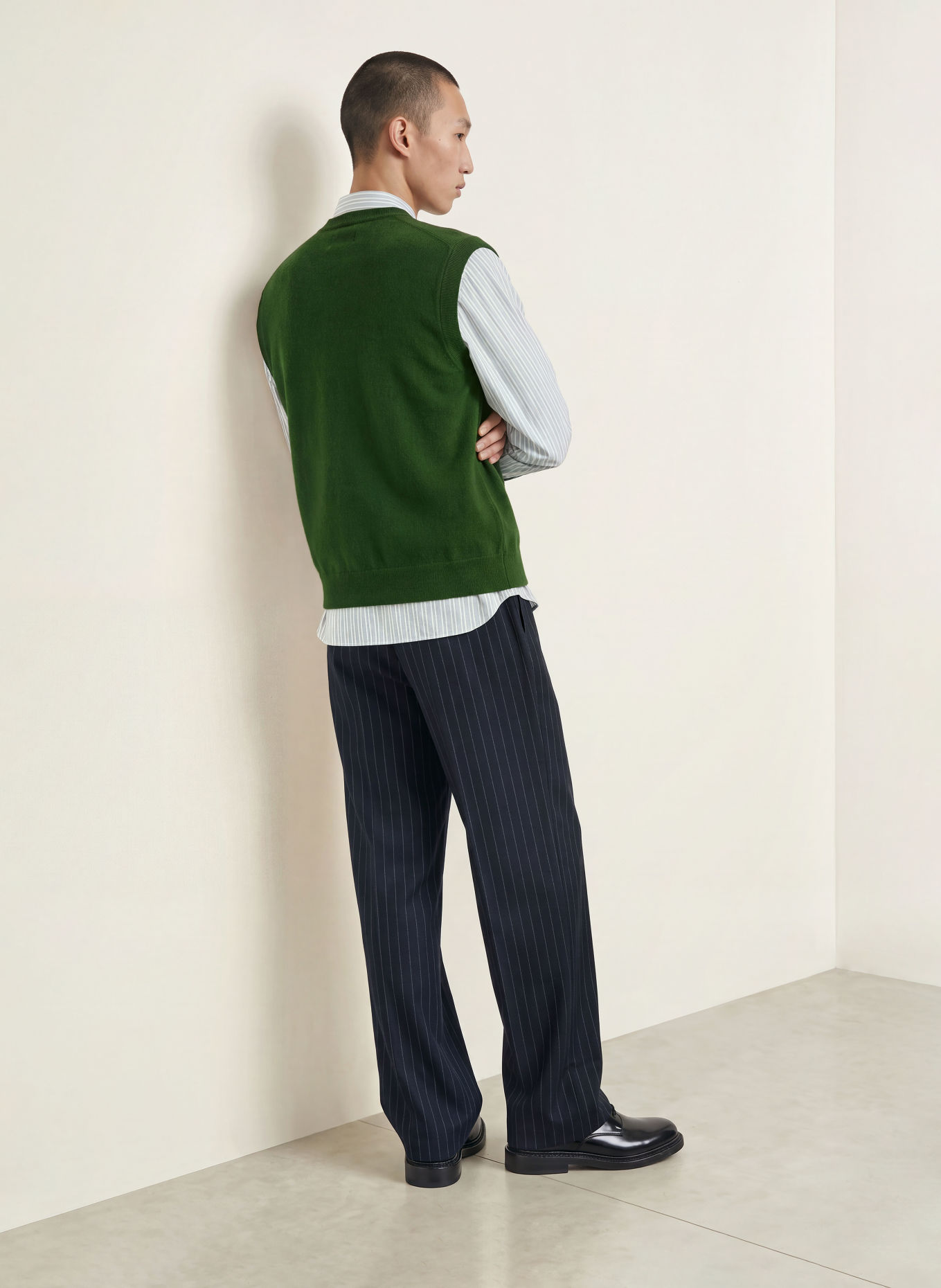NN.07 Pull sans manches JESPER: GROEN