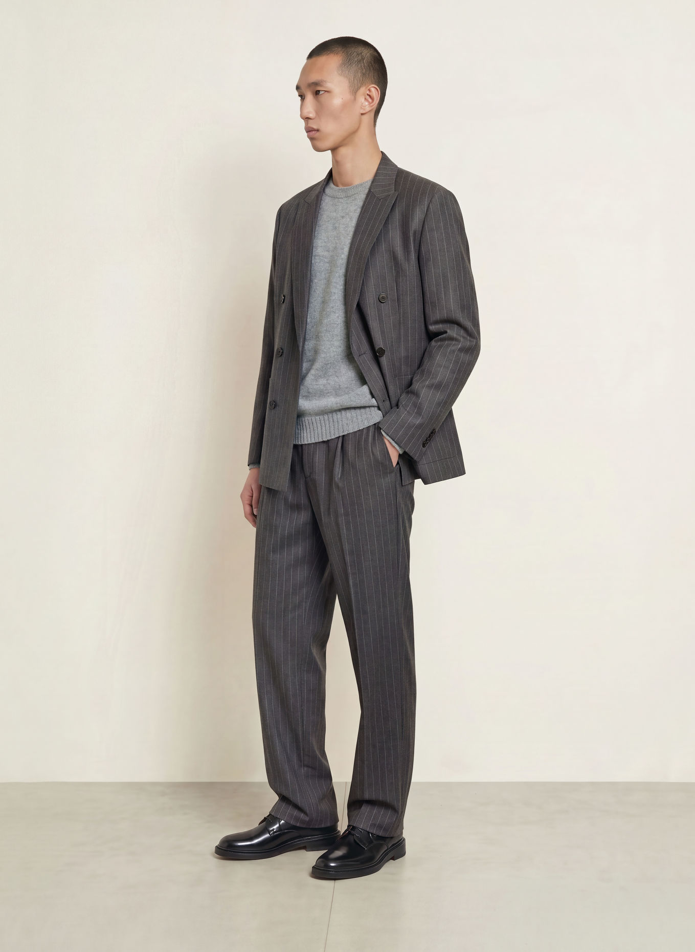 NN.07 Sakko JORDIN Regular Fit: GRAU / HELLGRAU