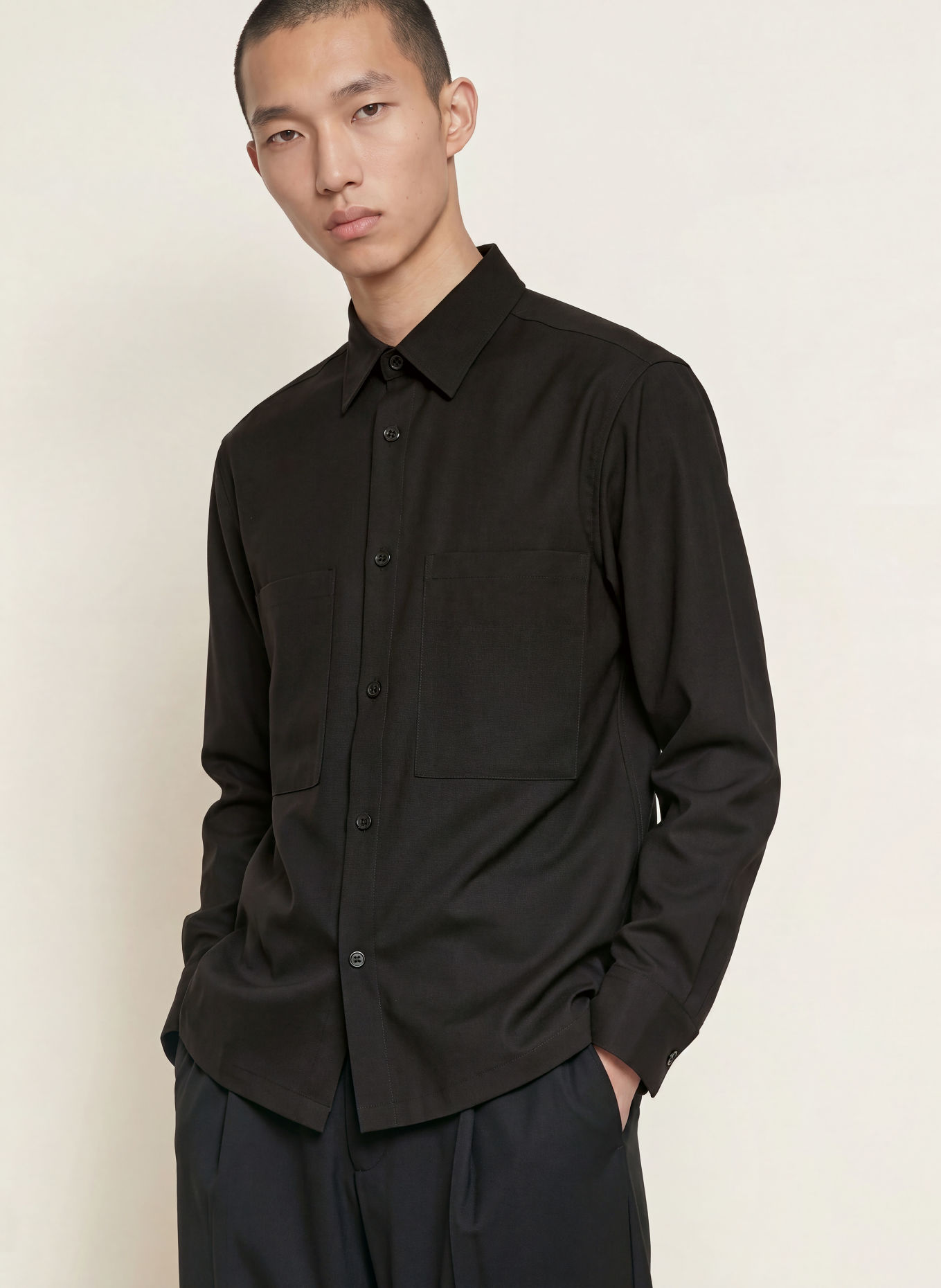 NN.07 Overshirt FREDDY: SCHWARZ
