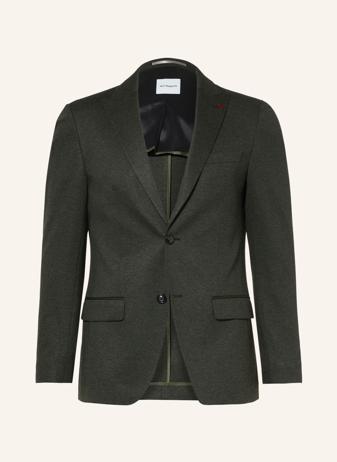 ROY ROBSON Slim fit colbert: B302 DARK GREEN