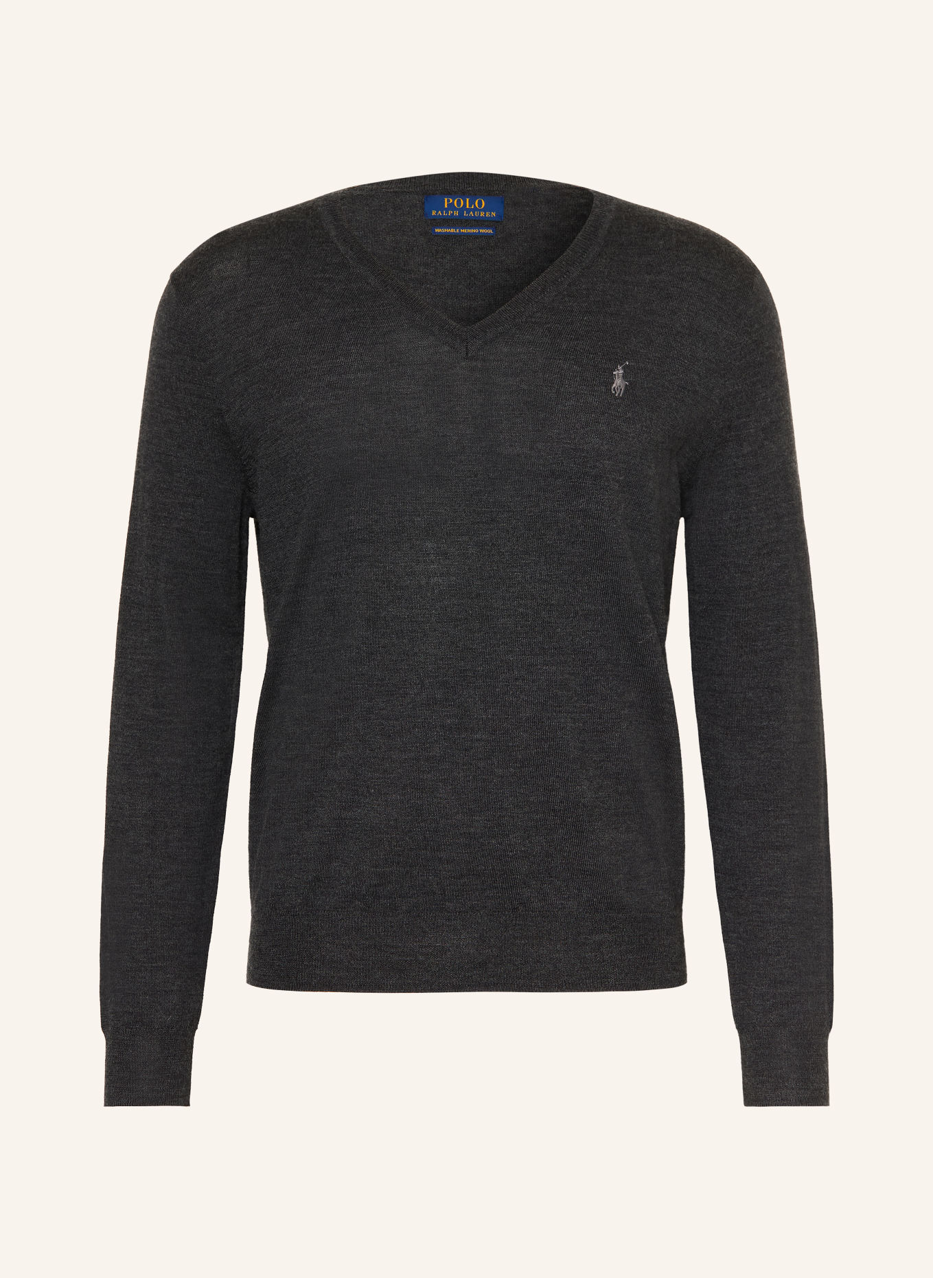 POLO RALPH LAUREN Sweter: CZIEMNOSZARY