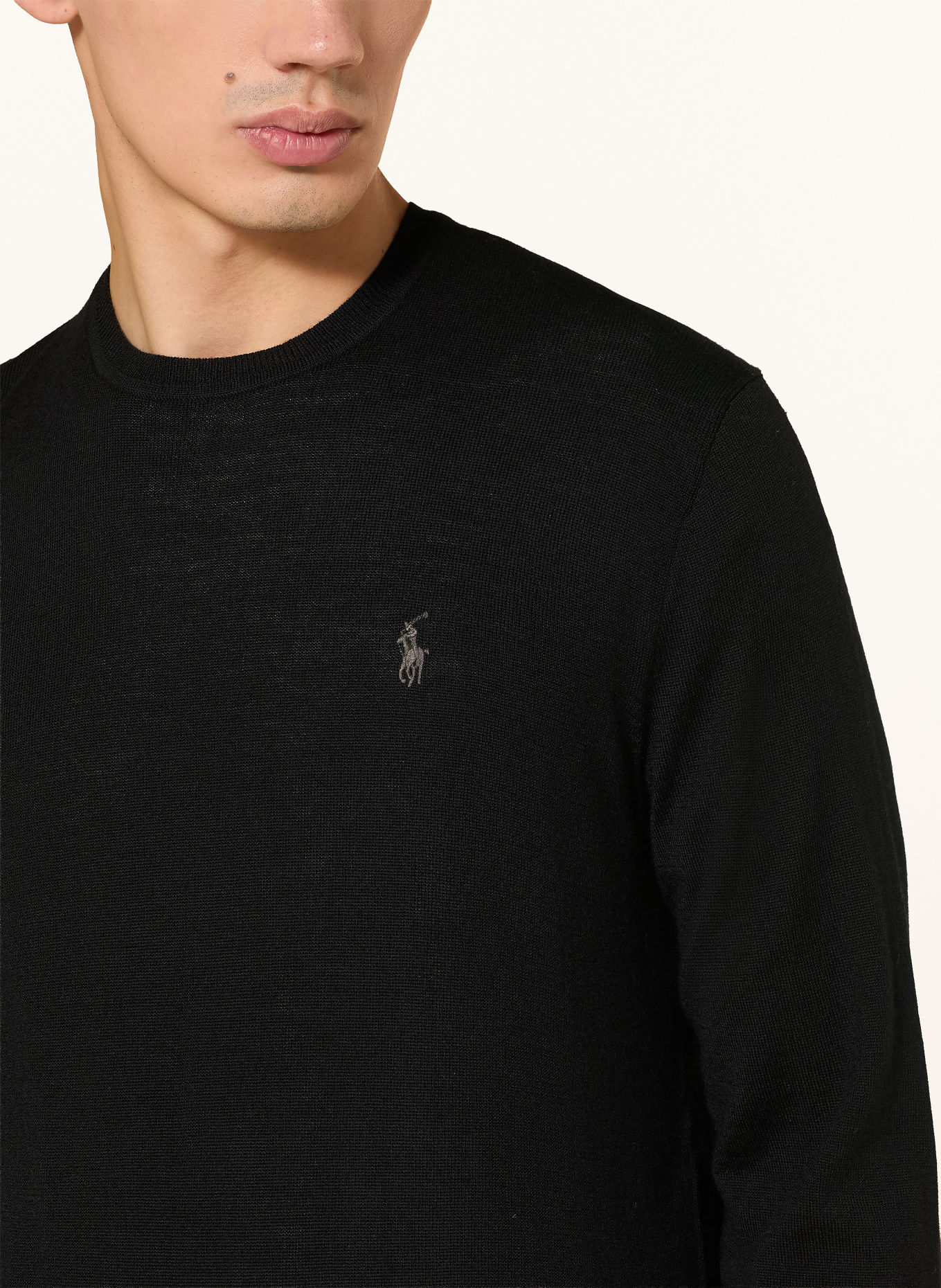 POLO RALPH LAUREN Sweater: BLACK
