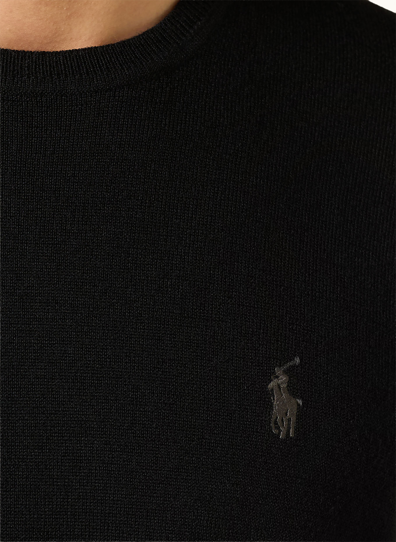 POLO RALPH LAUREN Sweater: BLACK