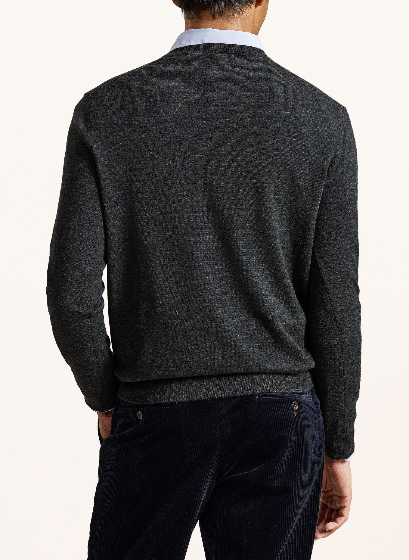 POLO RALPH LAUREN Pullover: DUNKELGRAU