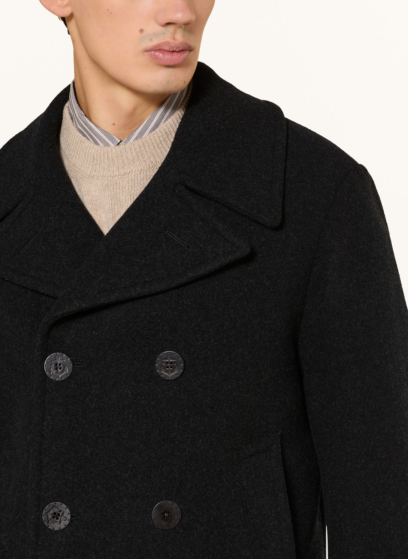 POLO RALPH LAUREN Skepparrock: MÖRKGRÅ