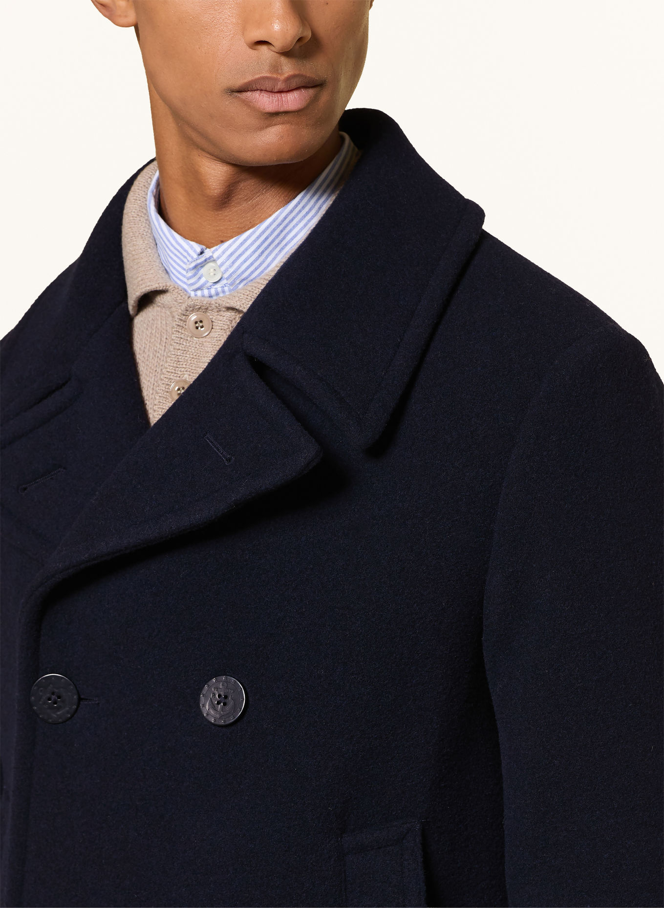 POLO RALPH LAUREN Palton tip caban: ALBASTRU ÎNCHIS
