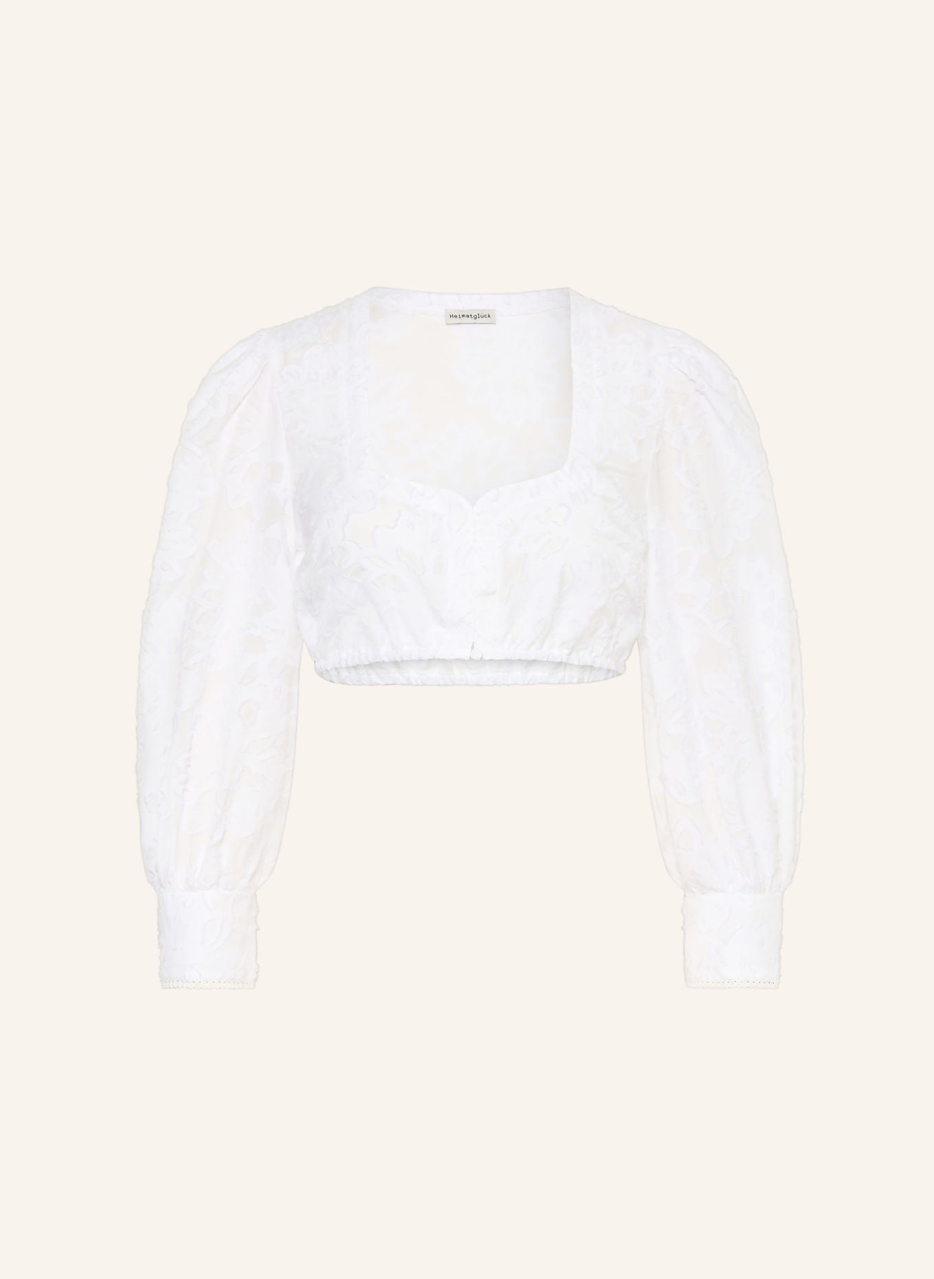 Heimatglück Tracht Dirndlbluse MARIELENA: WEISS