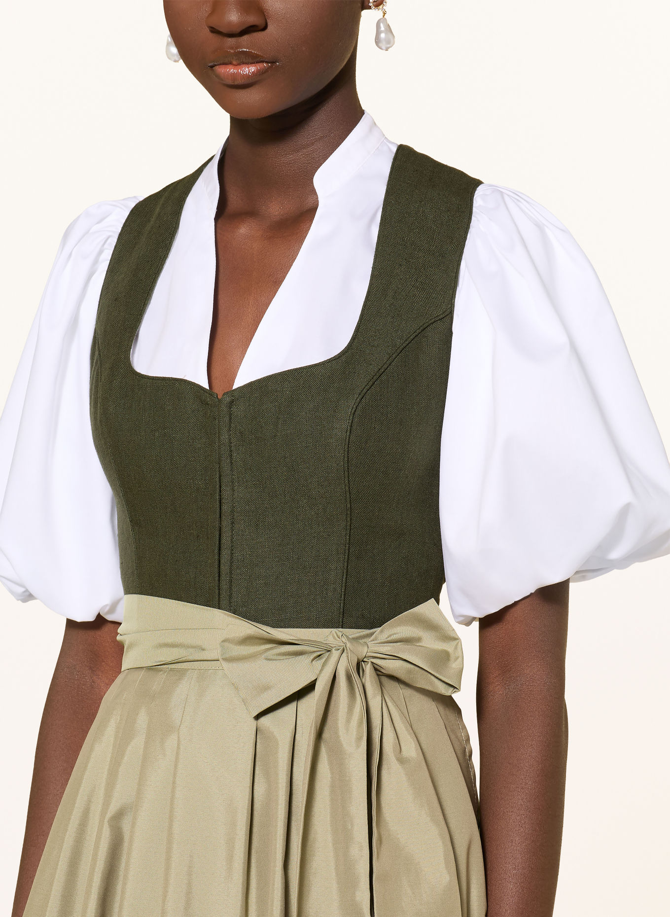 Heimatglück Tracht MARIE Dirndl blouse: WHITE