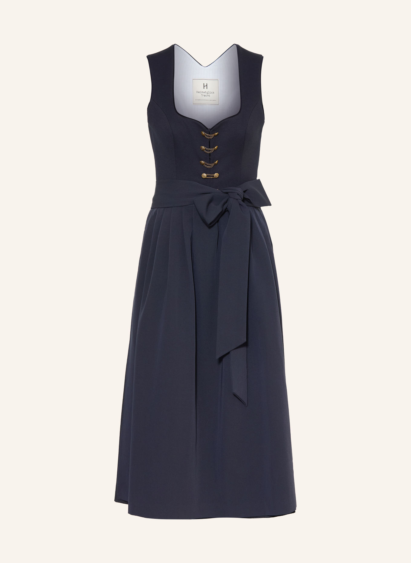 Heimatglück Tracht Dirndl LEONORA: DONKERBLAUW