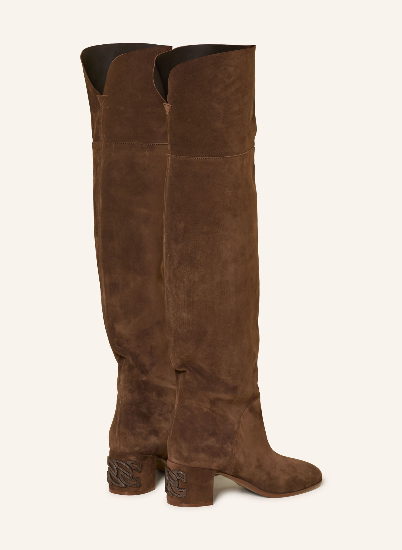 CASADEI Over-the-knee boots NEW MUNY: DARK BROWN