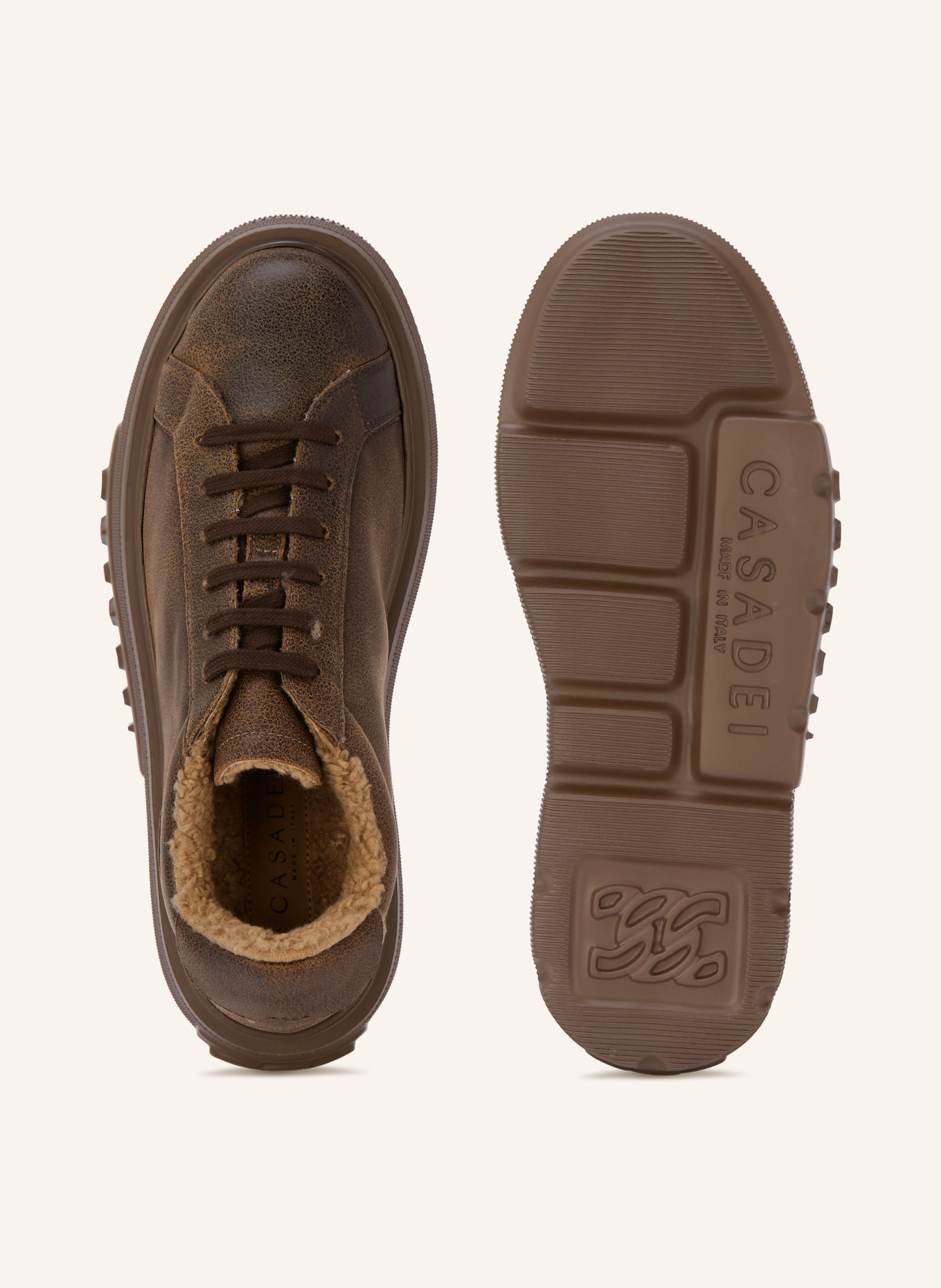 CASADEI NEXUS Sneakers: BROWN