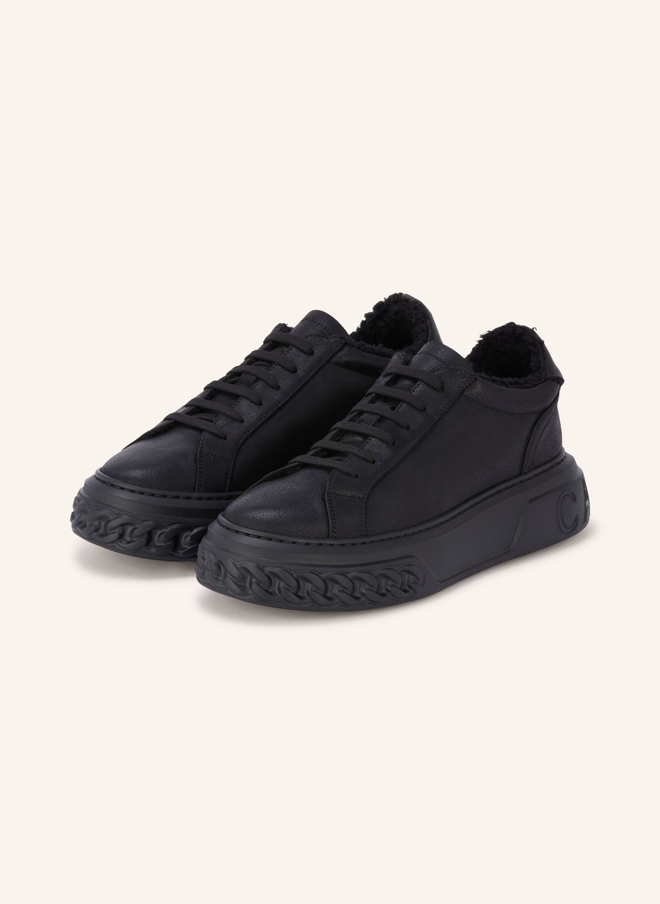 CASADEI GRAYS Sneakers: BLACK