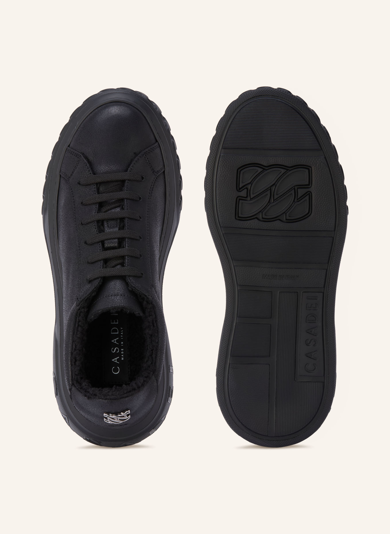 CASADEI GRAYS Sneakers: BLACK