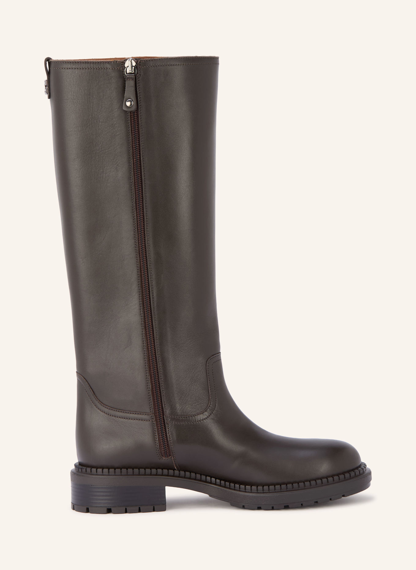 CASADEI CONCEPT SYMPHONY Boots: DARK BROWN / SILVER