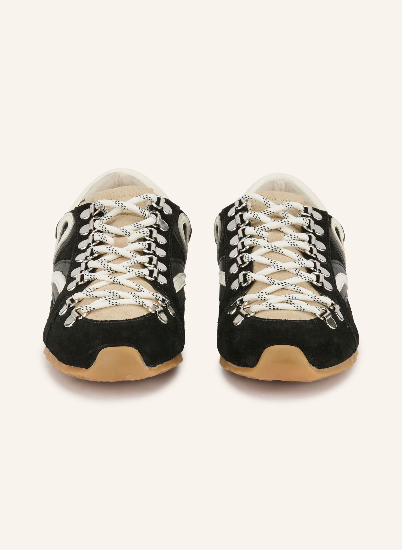 Dolce Vita DEACON Sneakers: BLACK / SILVER / WHITE