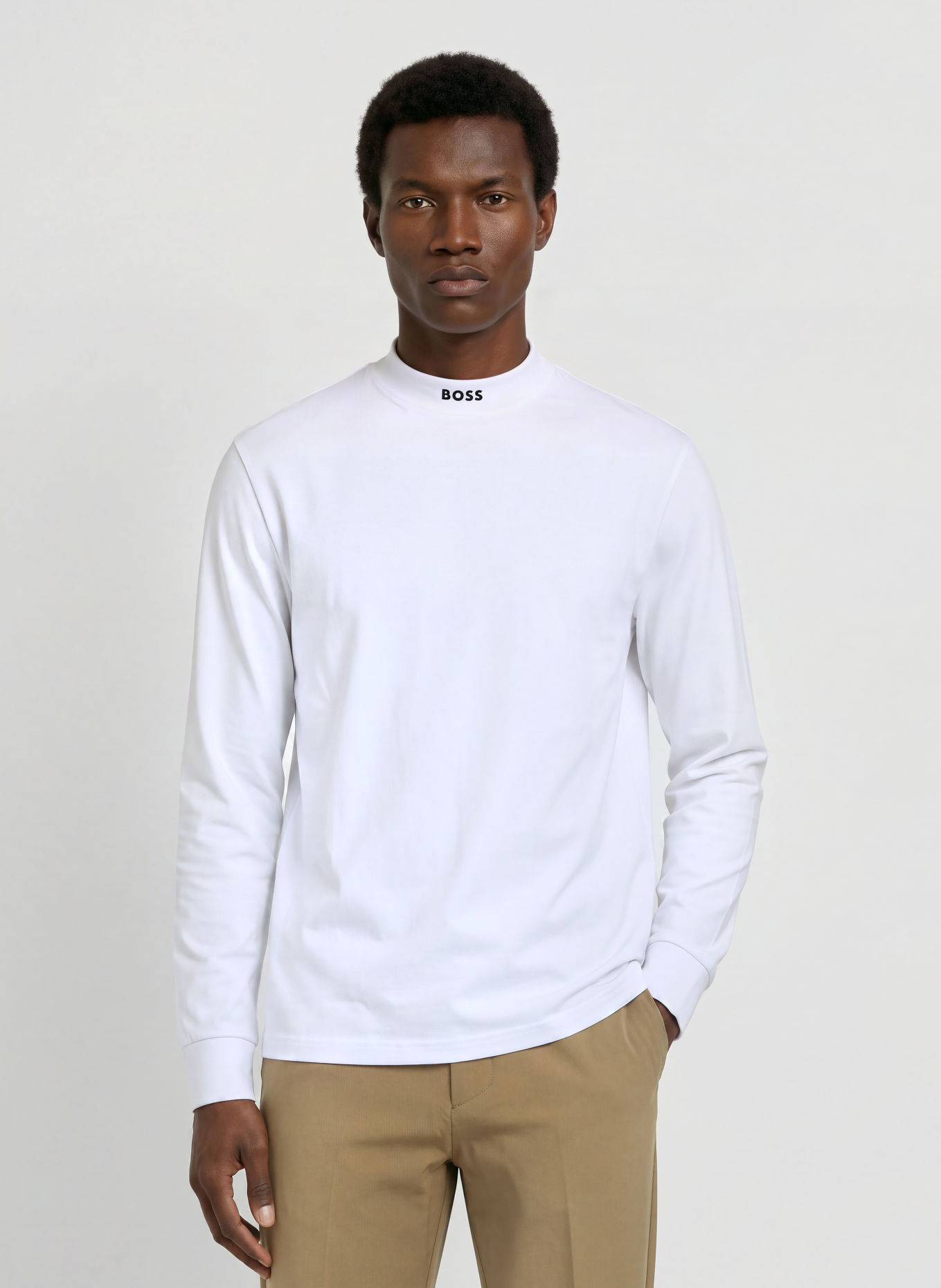 BOSS Longsleeve: WIT