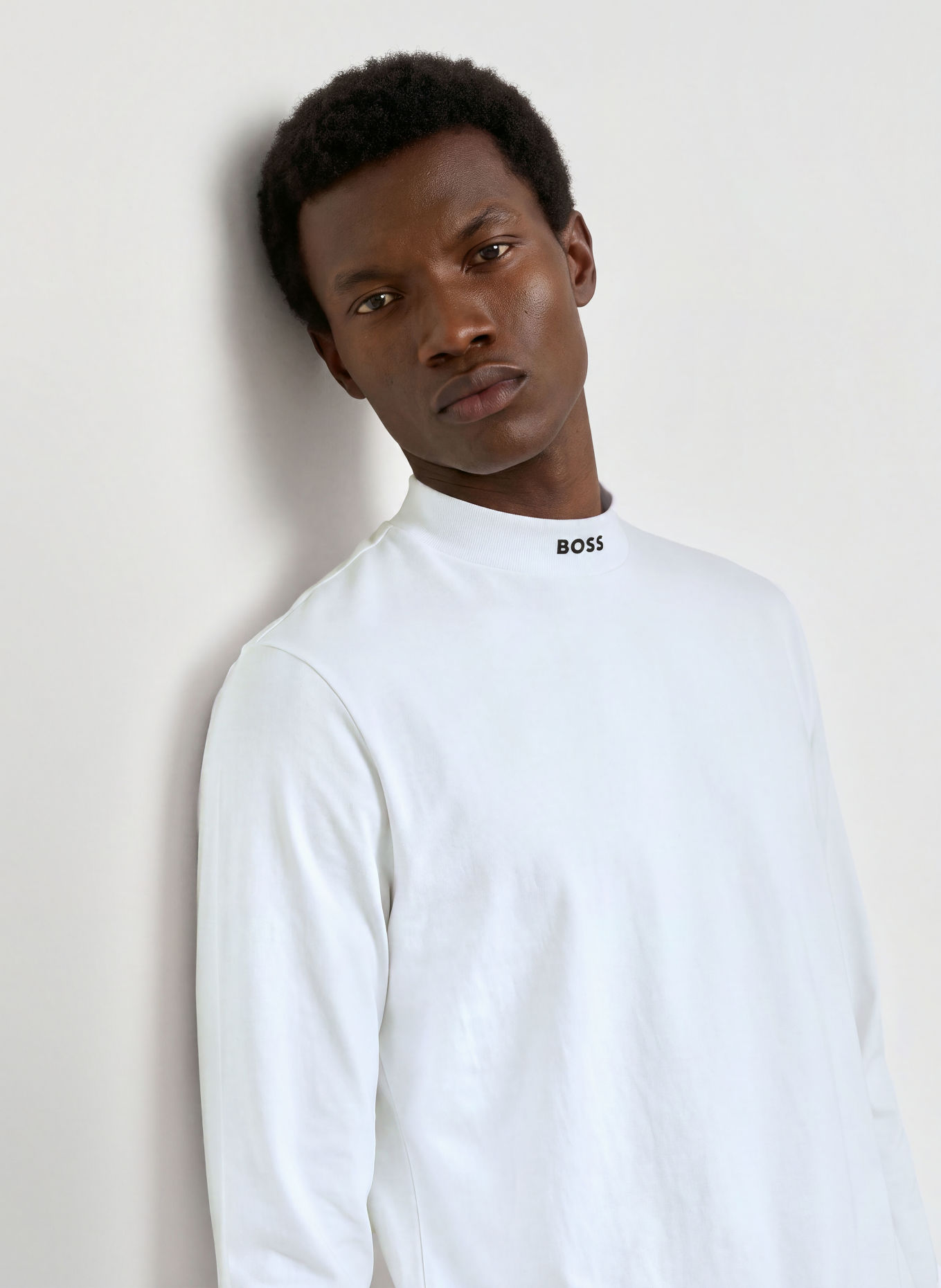 BOSS Longsleeve: WIT
