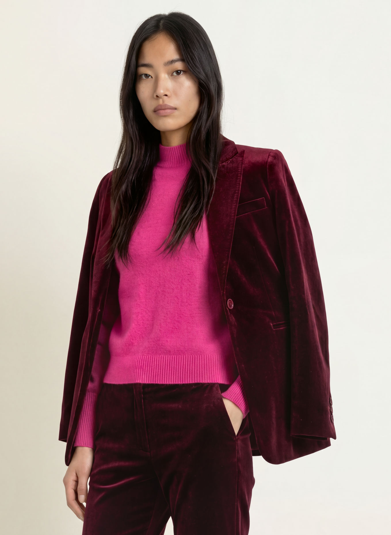 Rich & Royal Kasjmiertrui: ROZE